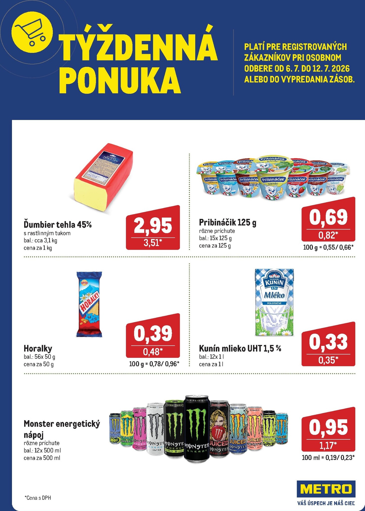 Aktuálny Metro - Týždenná ponuka leták od pondelka, 06.07.2026 do nedele, 12.07.2026