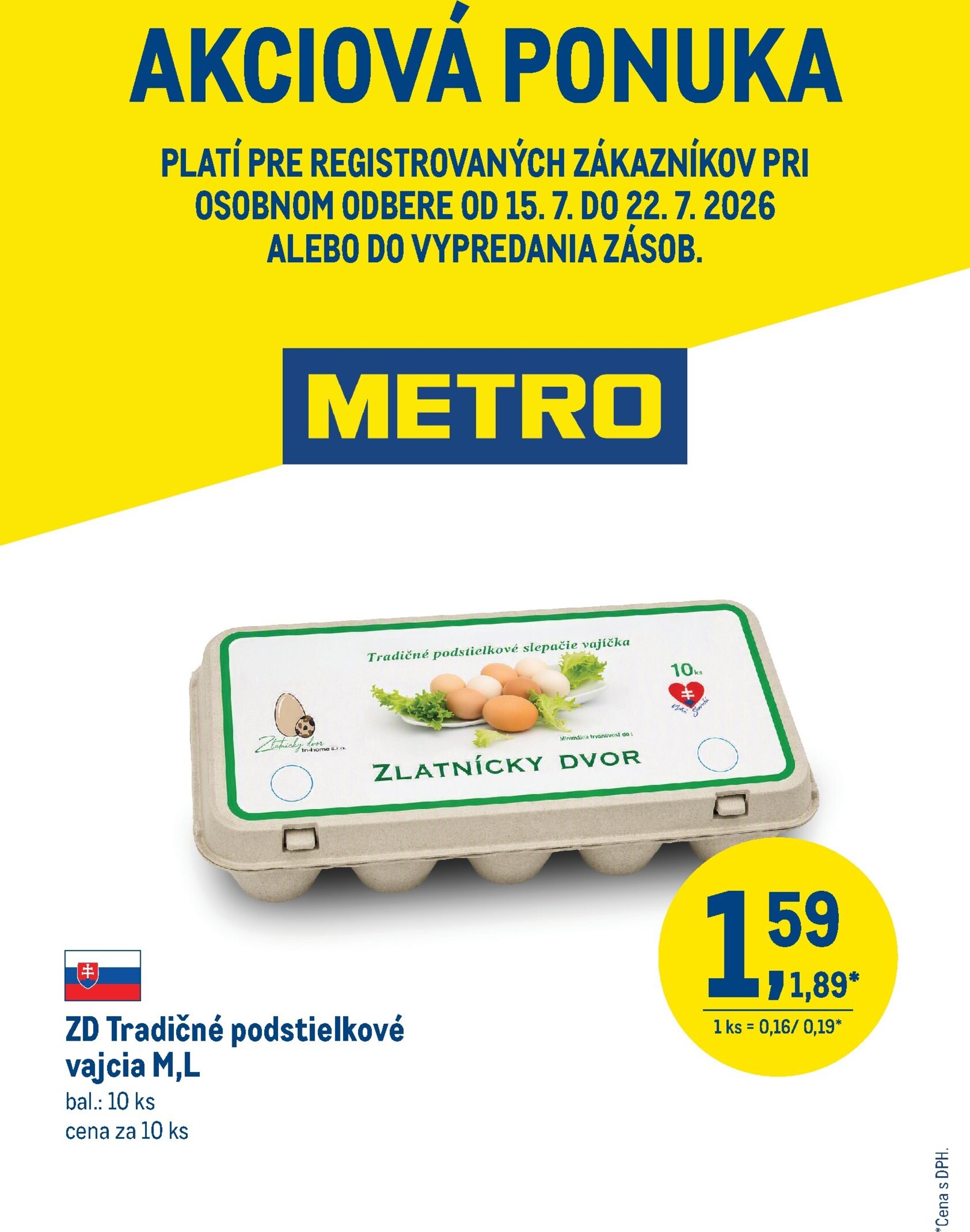 Aktuálny Metro - Akciová ponuka leták od stredy, 15.07.2026 do stredy, 22.07.2026