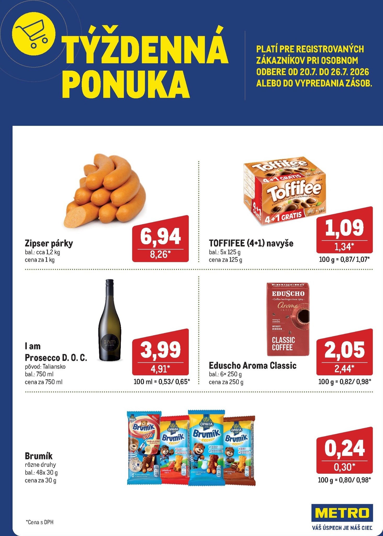 Aktuálny Metro - Týždenná ponuka leták od pondelka, 20.07.2026 do nedele, 26.07.2026