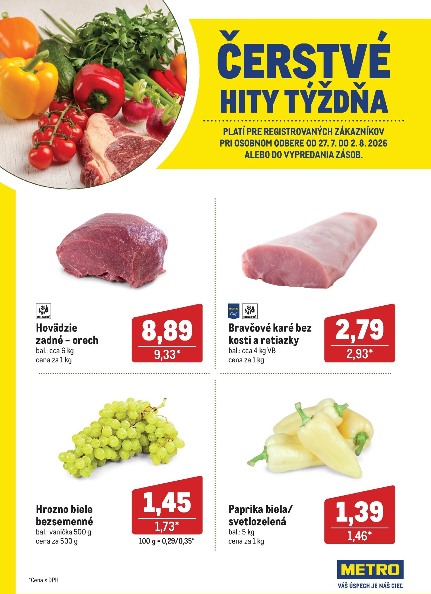Aktuálny Metro - Čerstvé hity týždňa leták od pondelka, 27.07.2026 do nedele, 02.08.2026