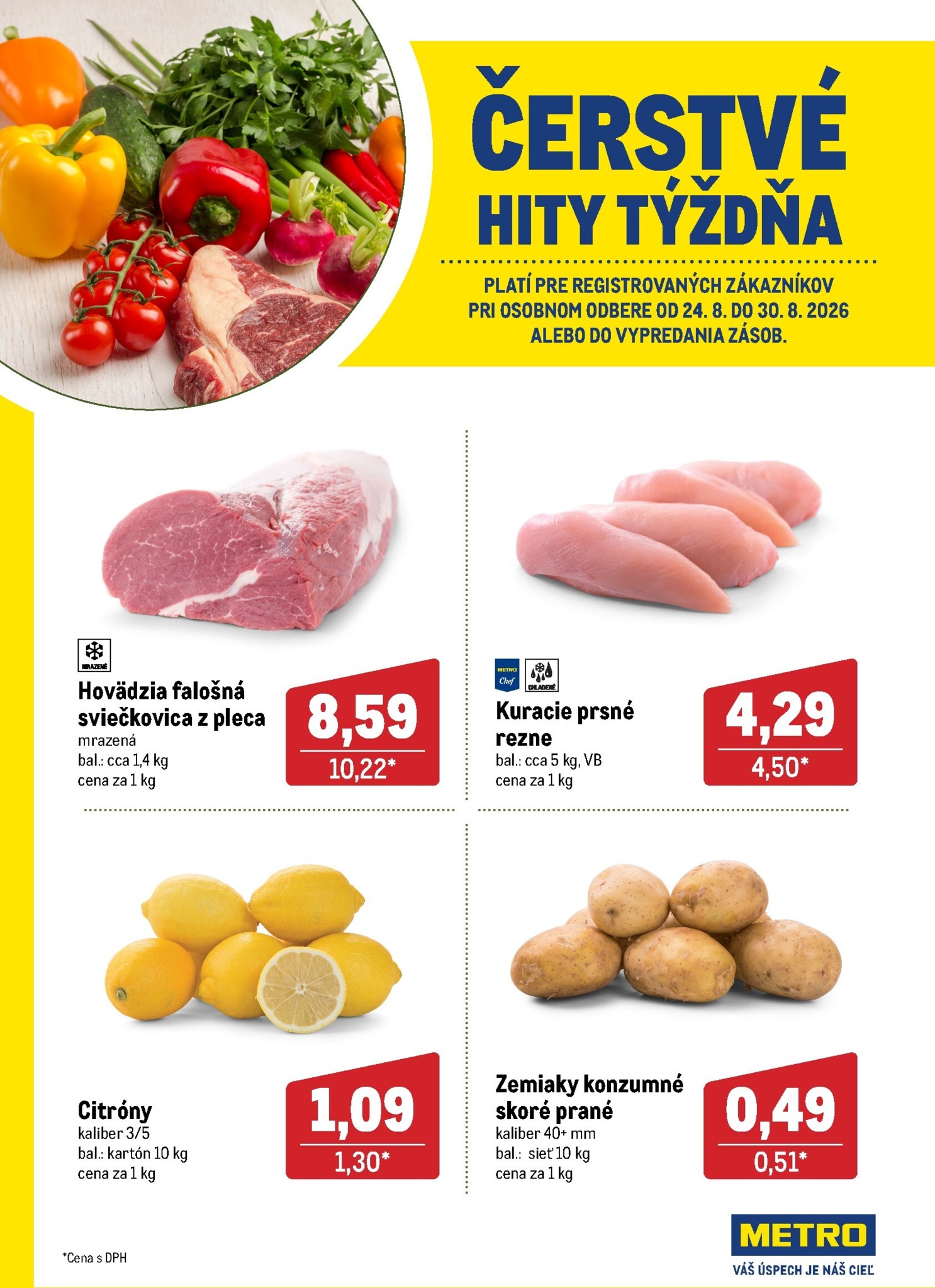 Aktuálny Metro - Čerstvé hity týždňa leták od pondelka, 24.08.2026 do nedele, 30.08.2026