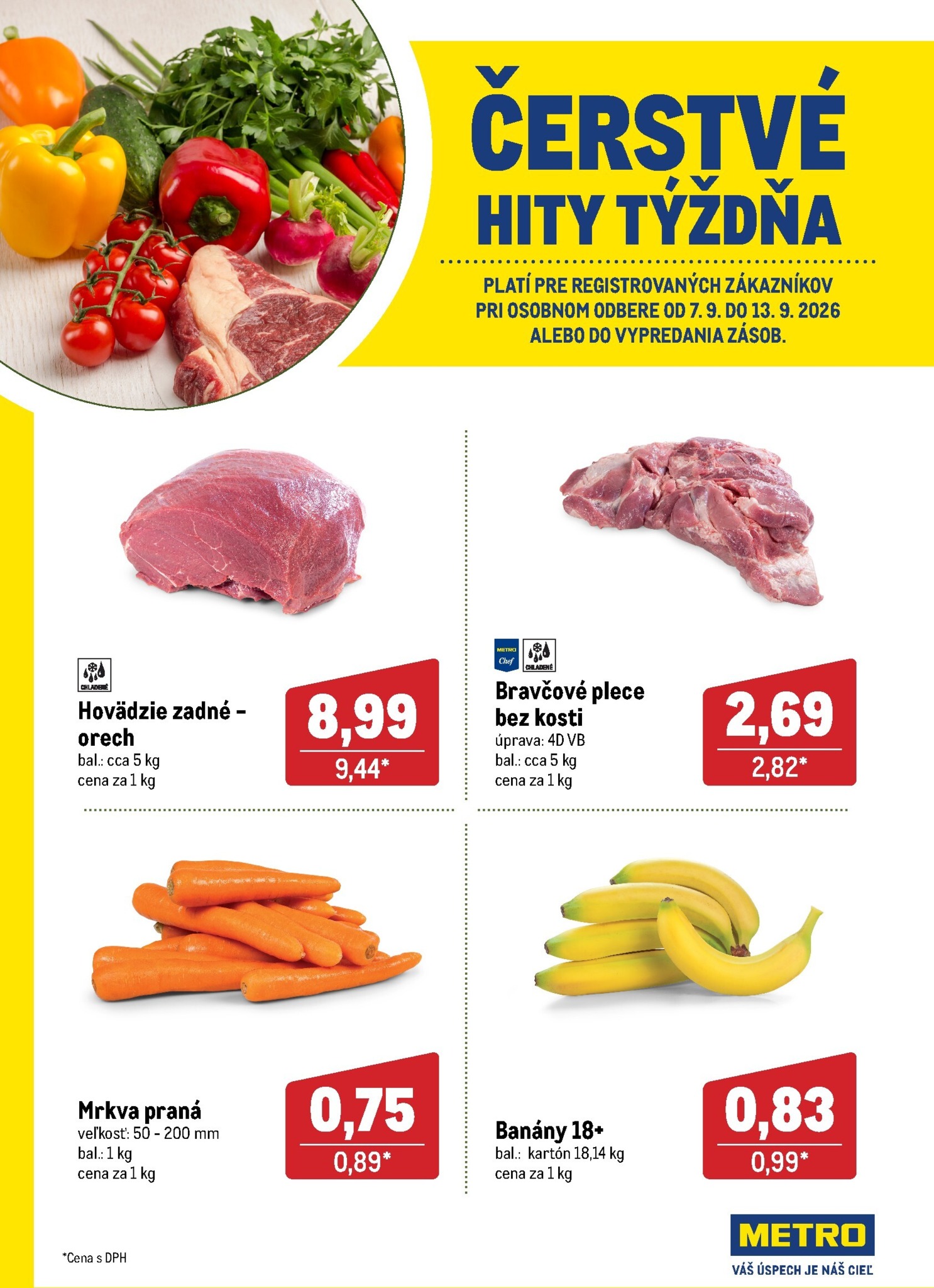 Aktuálny Metro - Čerstvé hity týždňa leták od pondelka, 07.09.2026 do nedele, 13.09.2026