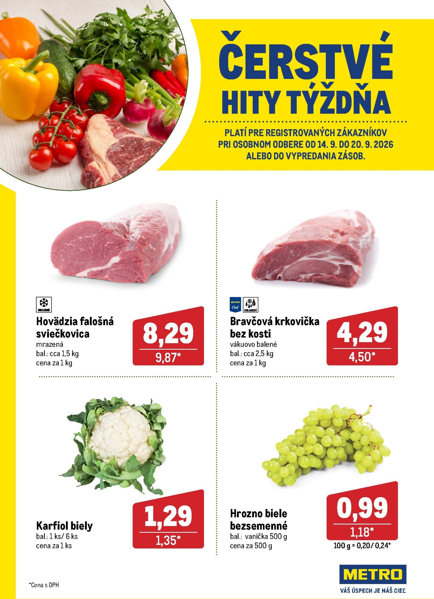 Aktuálny Metro - Čerstvé hity týždňa leták od pondelka, 14.09.2026 do nedele, 20.09.2026