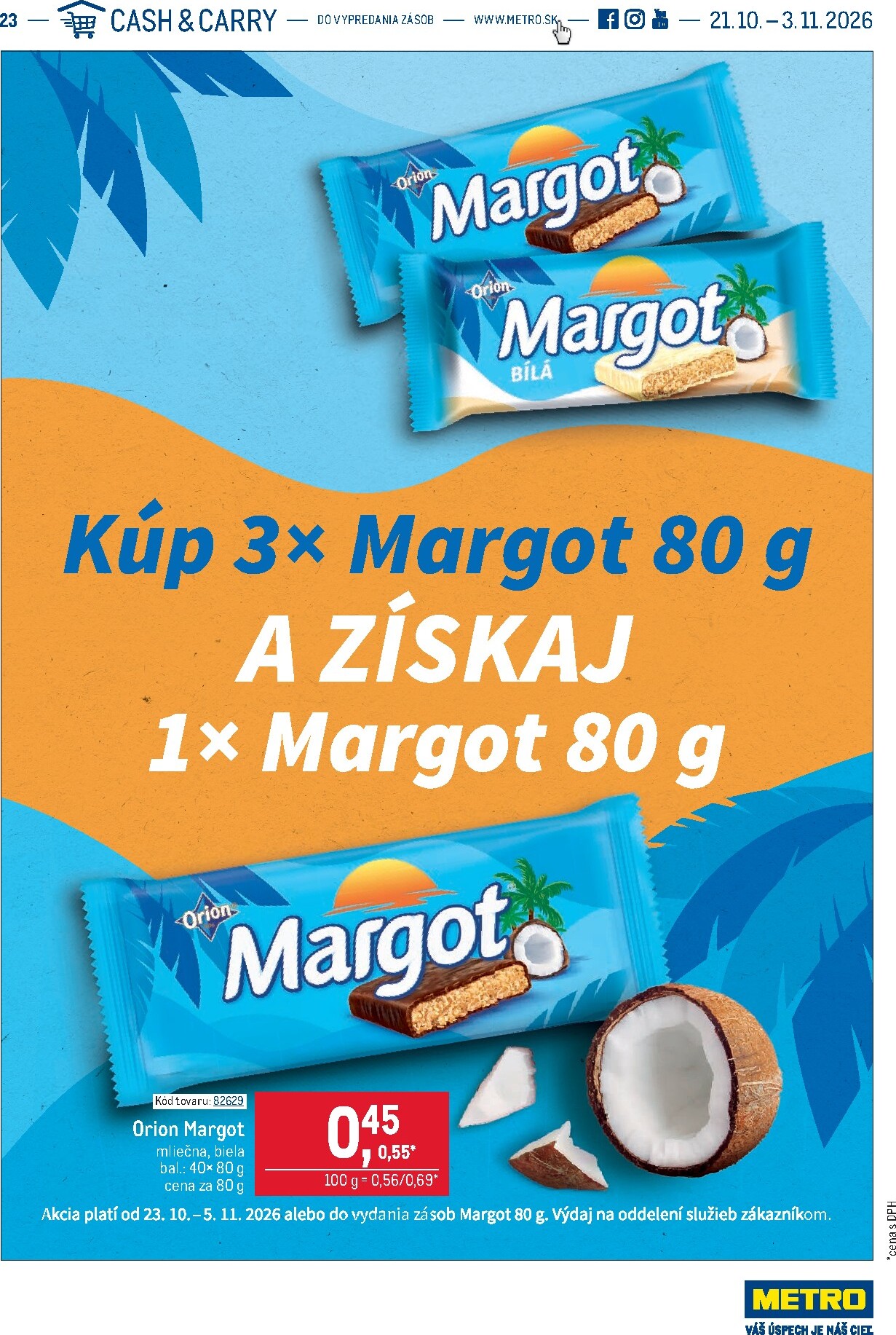Aktuálny Metro - Nestlé leták od stredy, 21.10.2026 do utorka, 03.11.2026