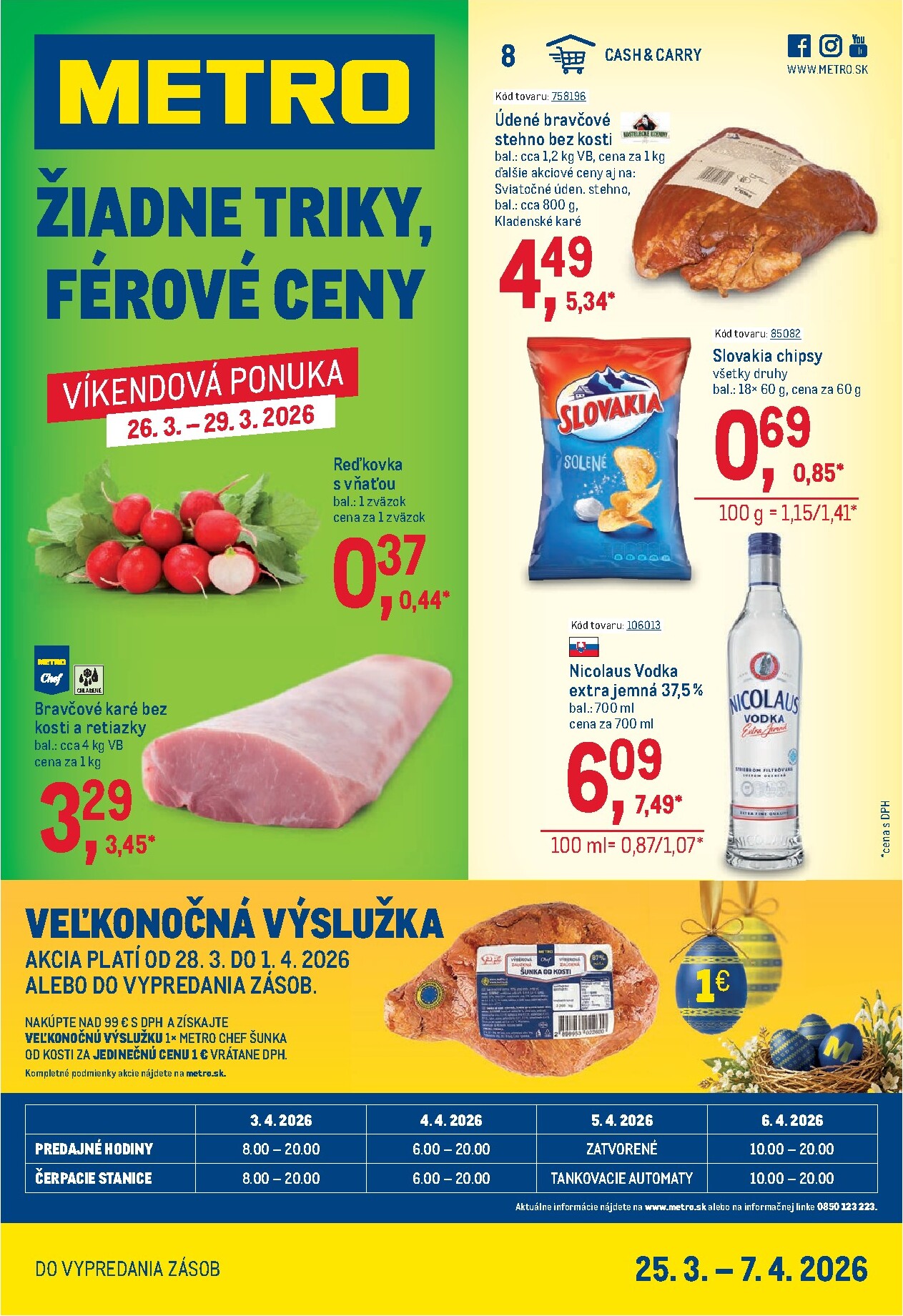 Leták Metro - Maloobchod platný od 25.03.2026 do 07.04.2026