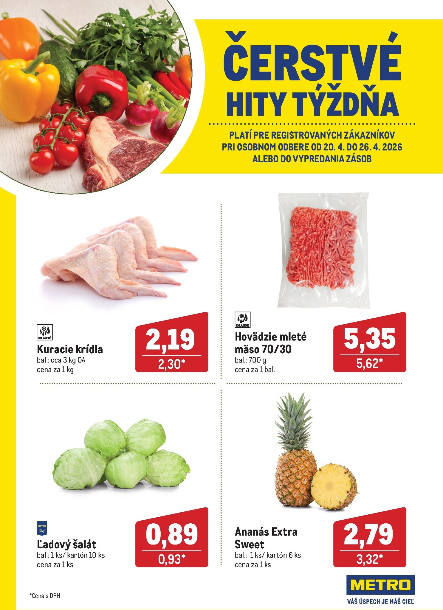 Aktuálny leták Metro - Čerstvé hity týždňa od pondelka, 20.04.2026 do nedele, 26.04.2026