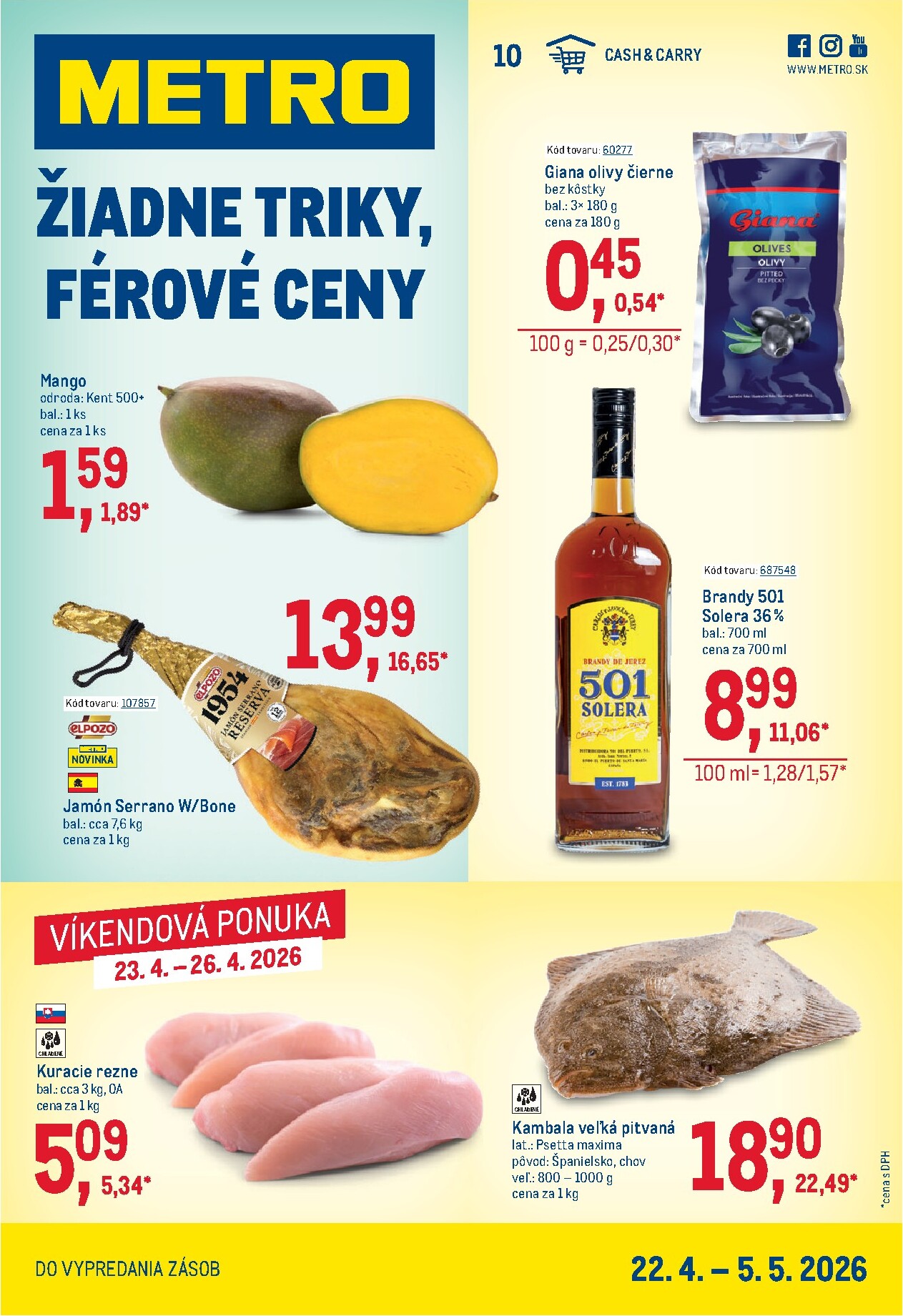 Aktuálny leták Metro - Maloobchod od stredy, 22.04.2026 do utorka, 05.05.2026