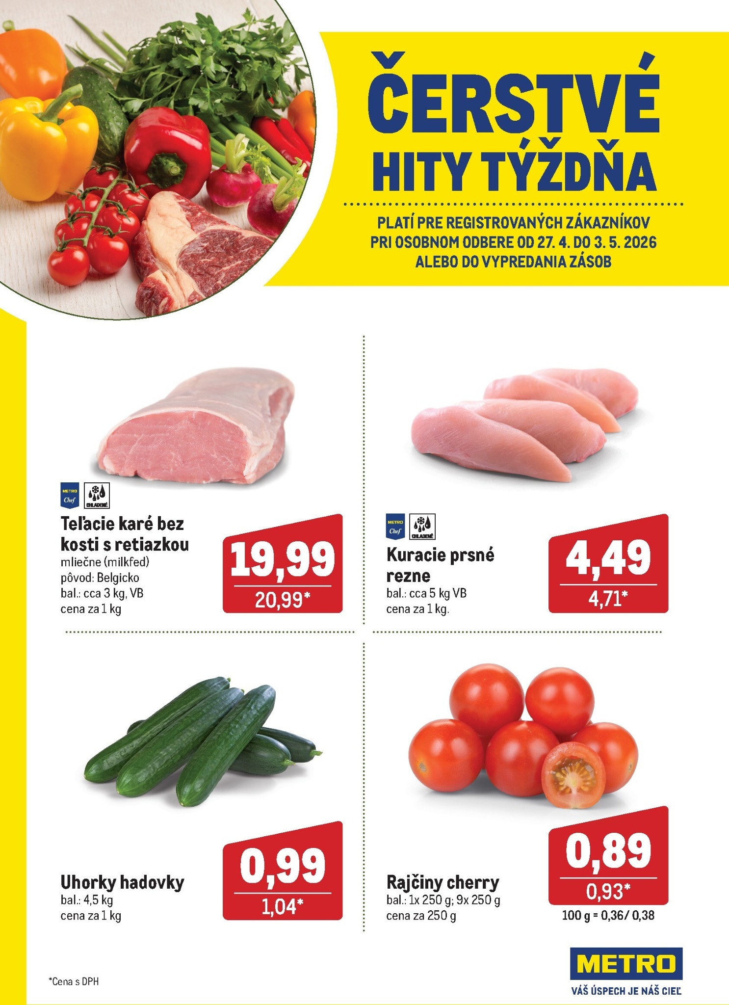 Aktuálny leták Metro - Čerstvé hity týždňa od pondelka, 27.04.2026 do nedele, 03.05.2026