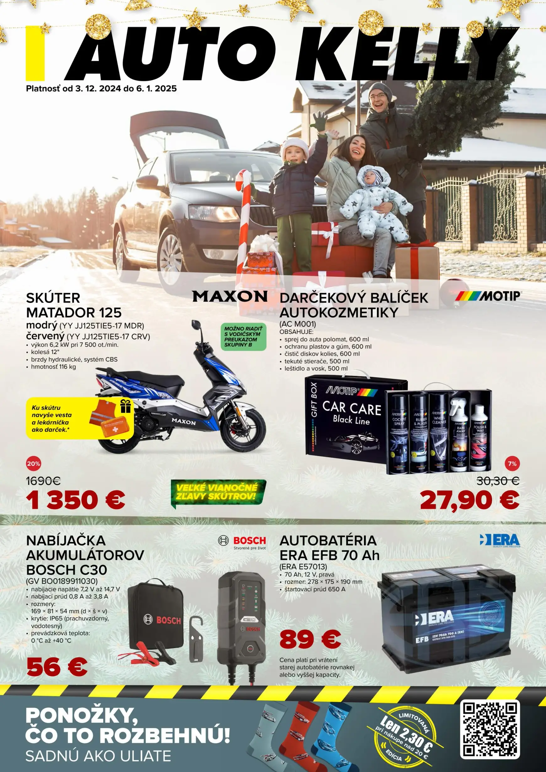 Auto Kelly leták platný od 03.12. - 06.01.