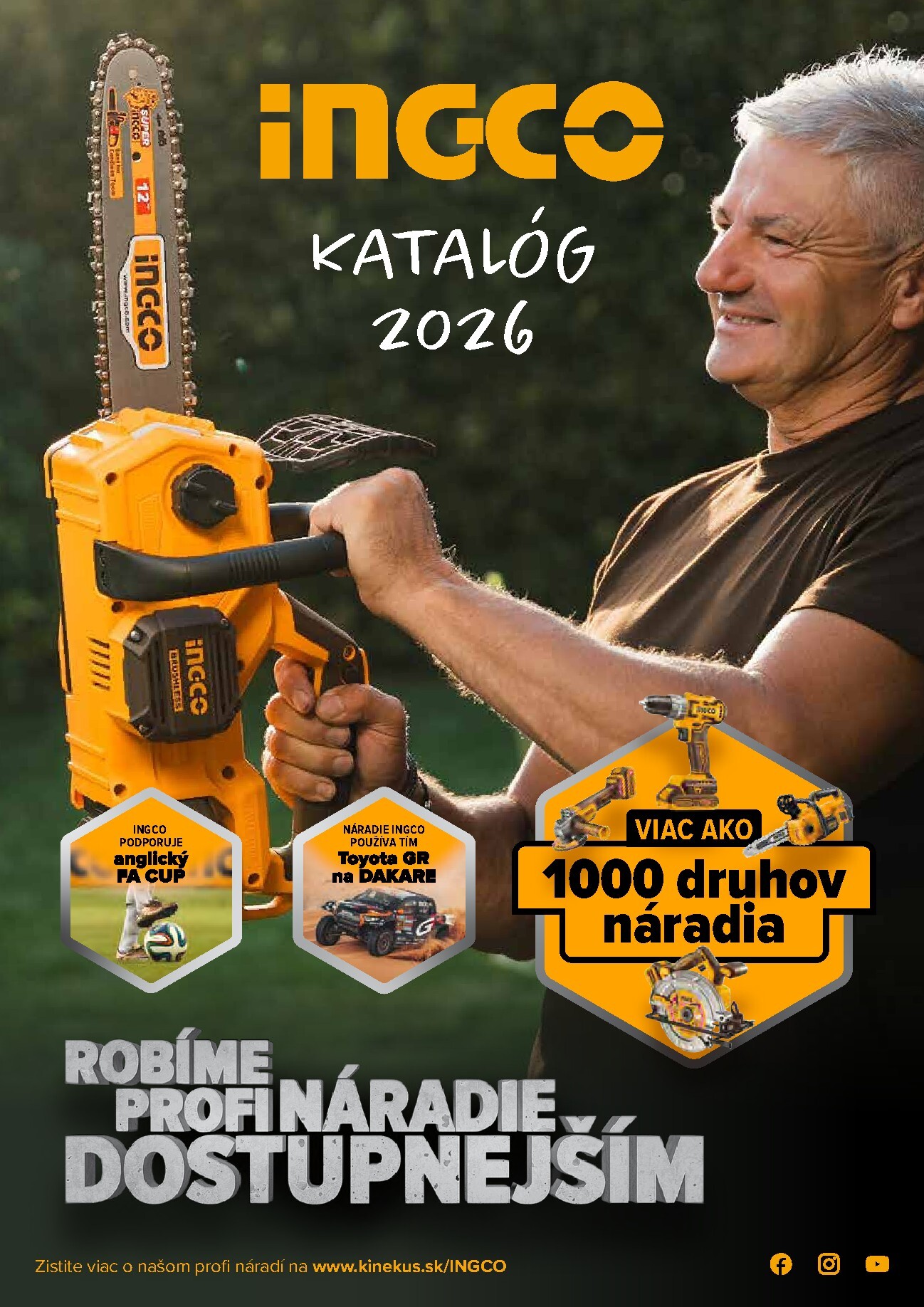 Aktuálny Kinekus - Katalog Ingco 2026 leták od štvrtka, 11.06.2026 do štvrtka, 31.12.2026