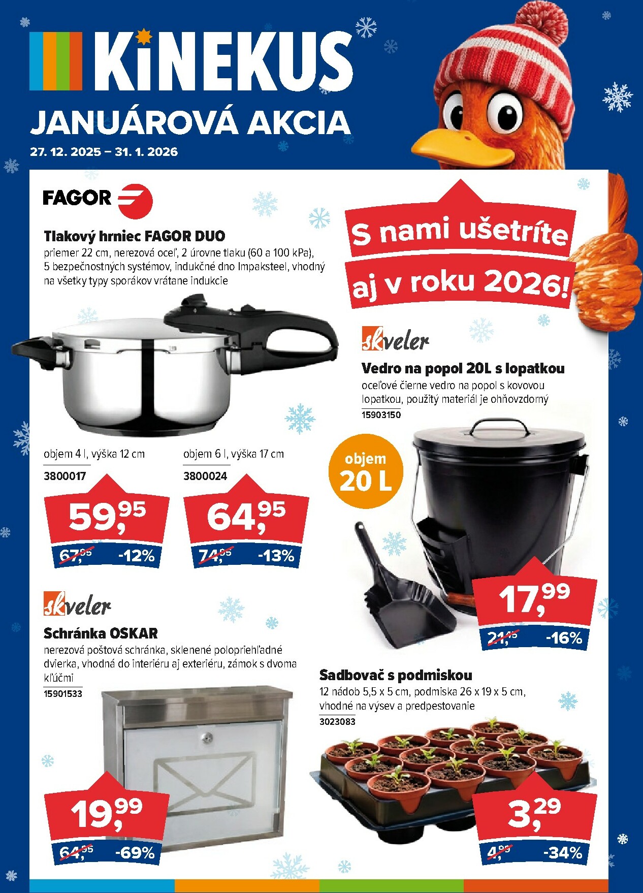 Leták Kinekus platný od 27.12. do 31.01.