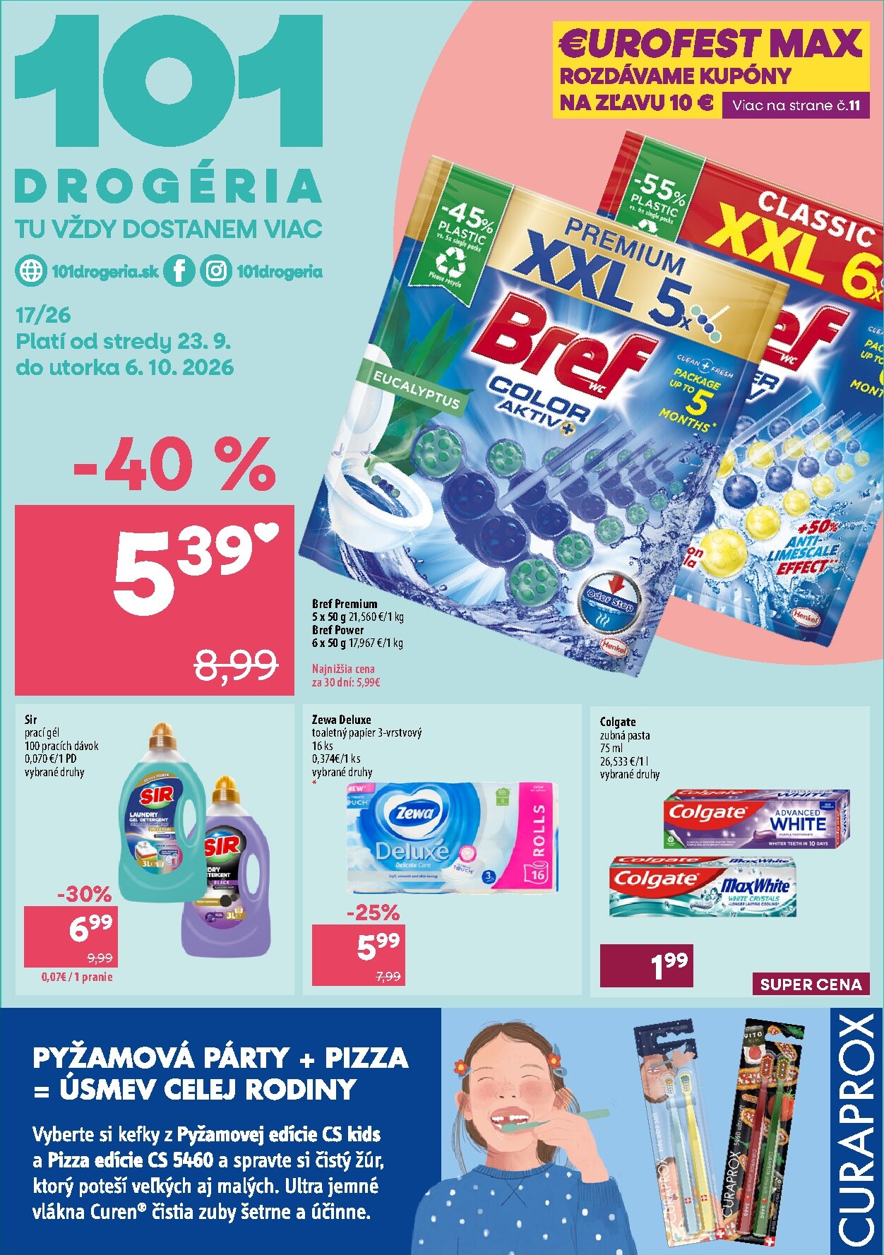 Nový 101 Drogerie leták od stredy, 23.09.2026 do utorka, 06.10.2026