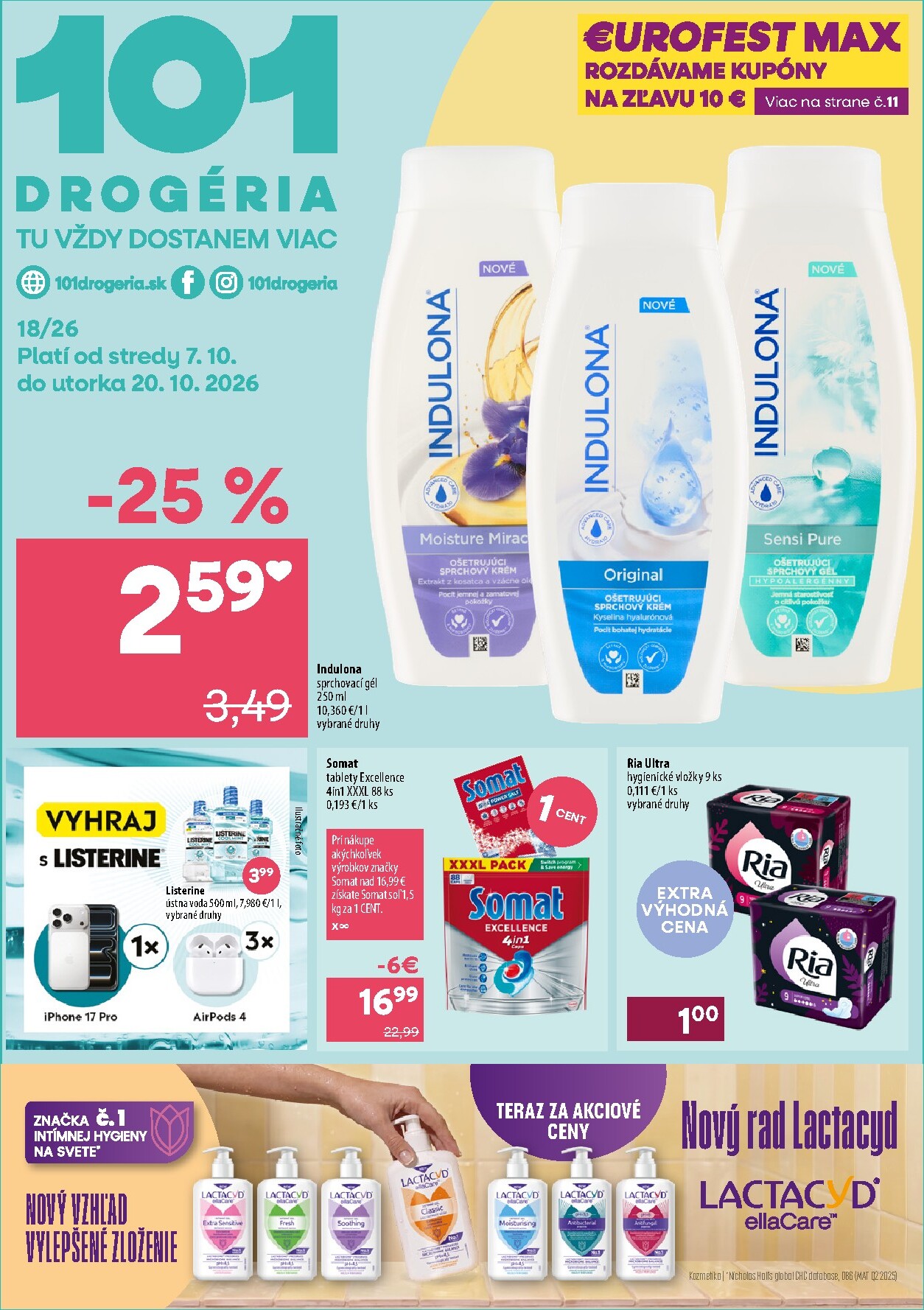 Nový 101 Drogerie leták od stredy, 07.10.2026 do utorka, 20.10.2026