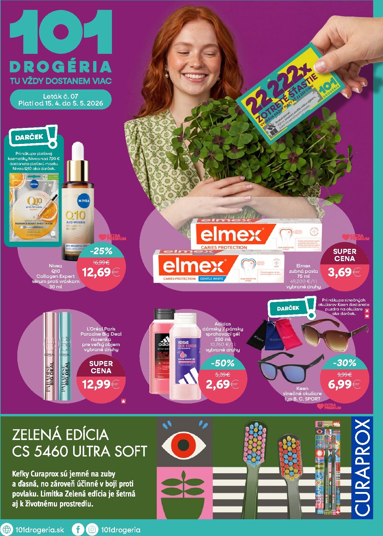 Nový leták 101 Drogerie platný od stredy, 15.04.2026 do utorka, 05.05.2026