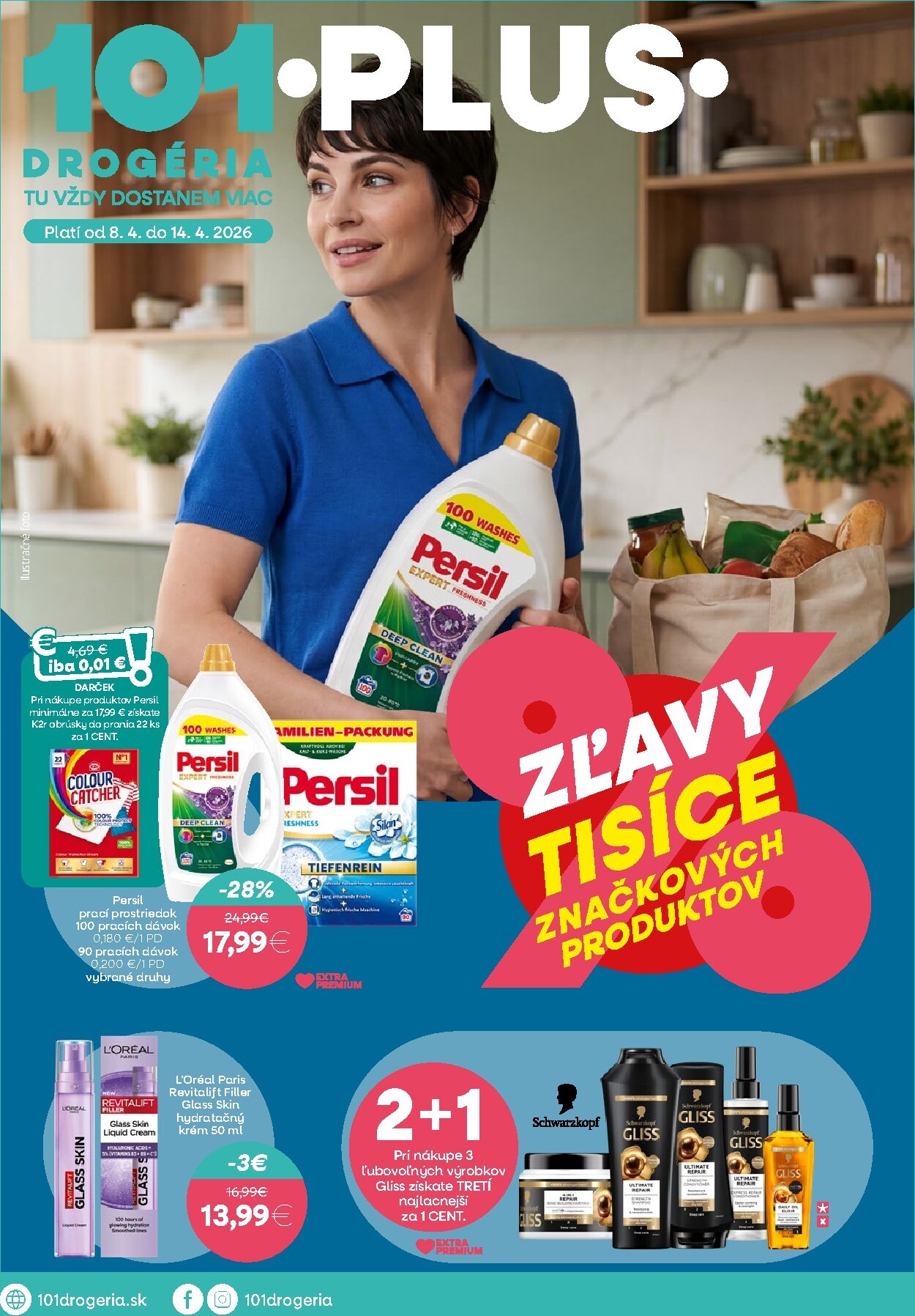 Aktuálny leták 101 Drogerie - Plus platný od stredy, 08.04.2026 do utorka, 14.04.2026