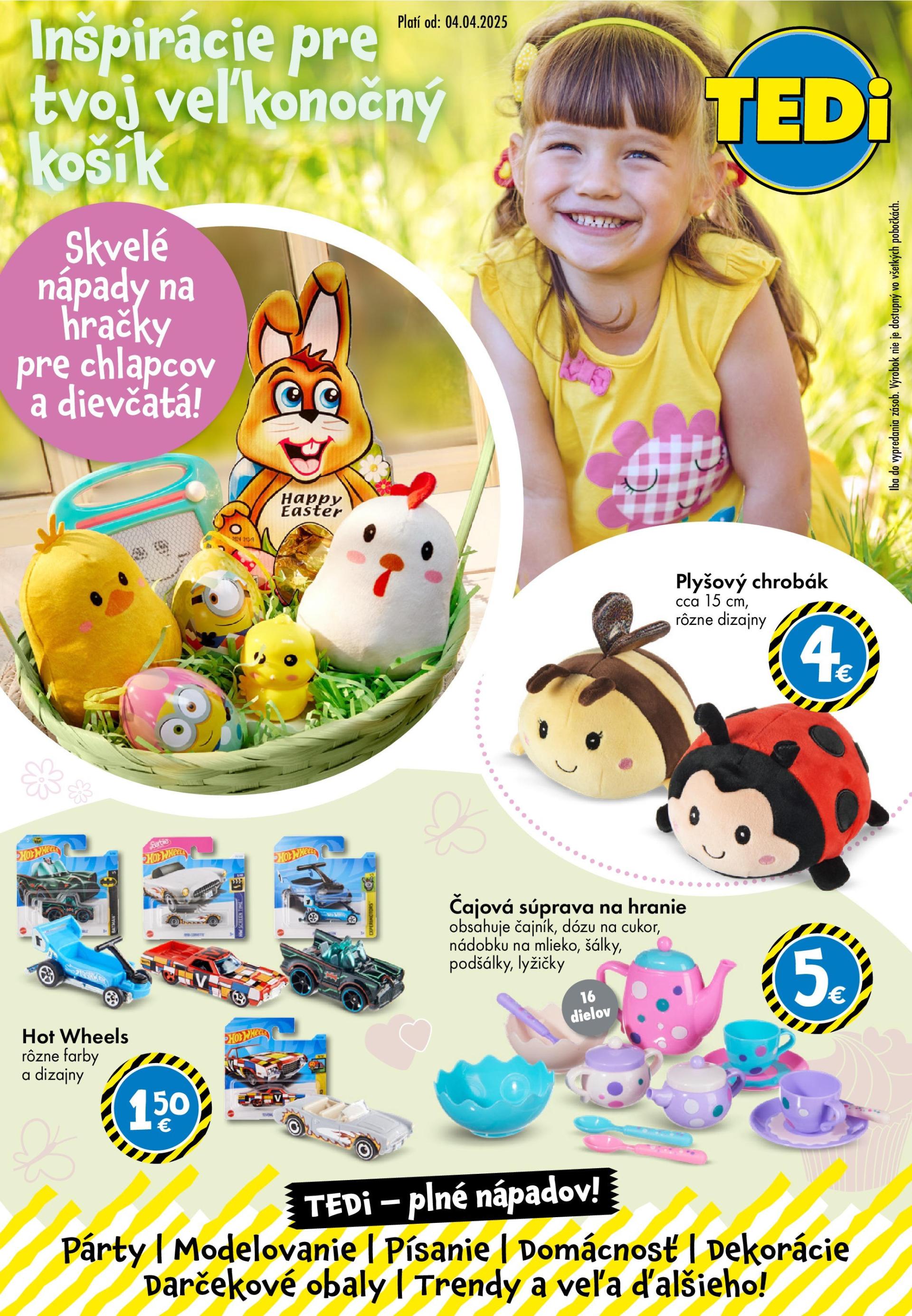 TEDi - Veľkonoce leták platný od 04.04. - 12.04.