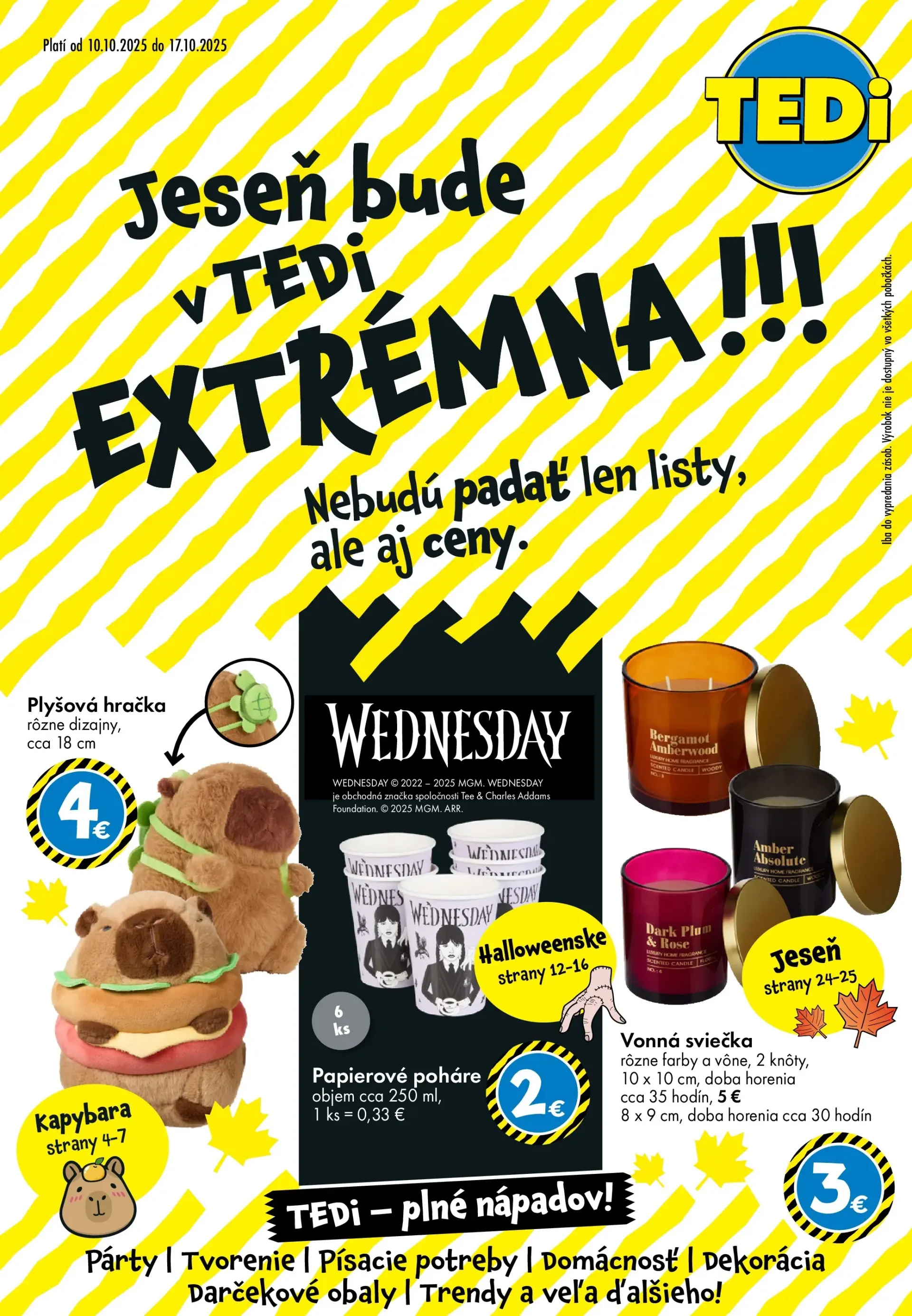 Leták TEDi - Jeseň platný od 10.10. do 17.10.