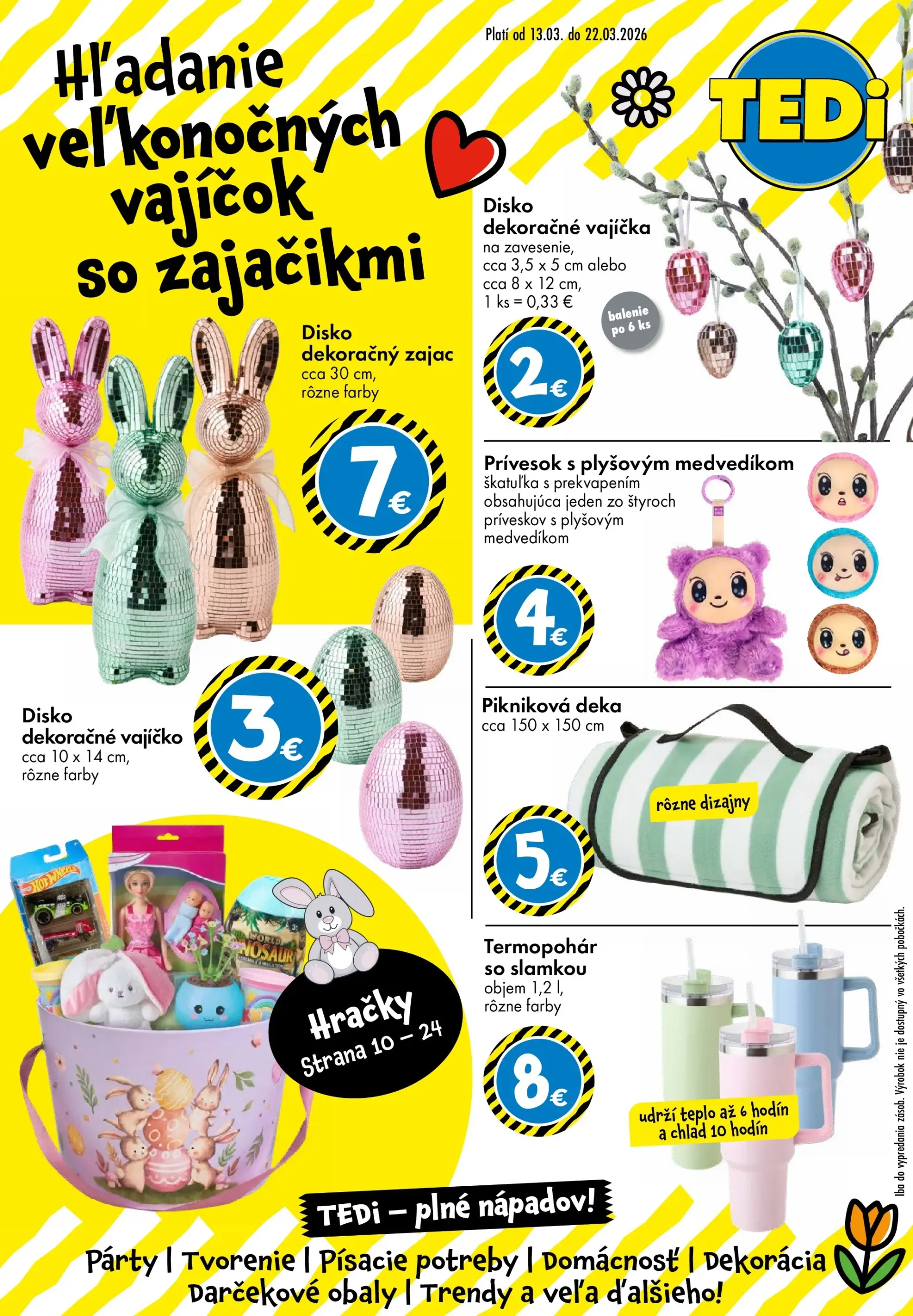 Leták TEDi - Plné nápadov platný od 13.03.2026 do 22.03.2026