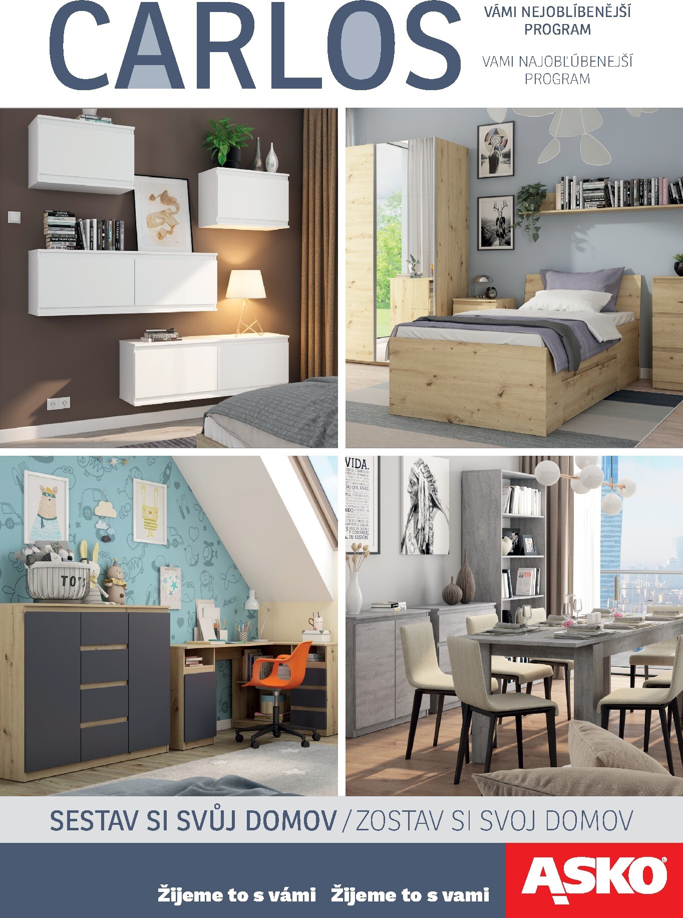 Leták ASKO NÁBYTOK - Variabilný program Carlos platný od 02.04.2026 do 31.12.2026