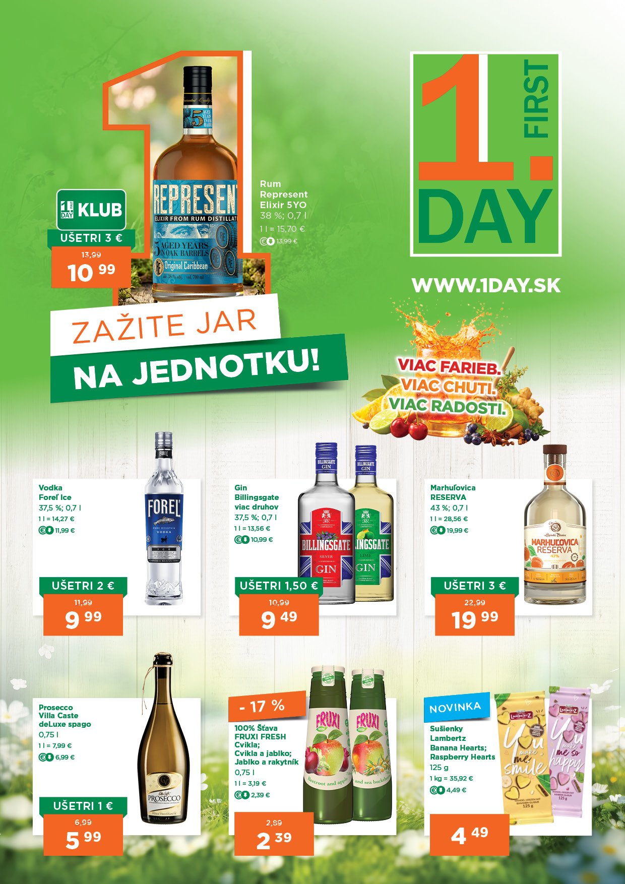 Aktuálny leták 1.DAY od štvrtka, 23.04.2026 do stredy, 06.05.2026