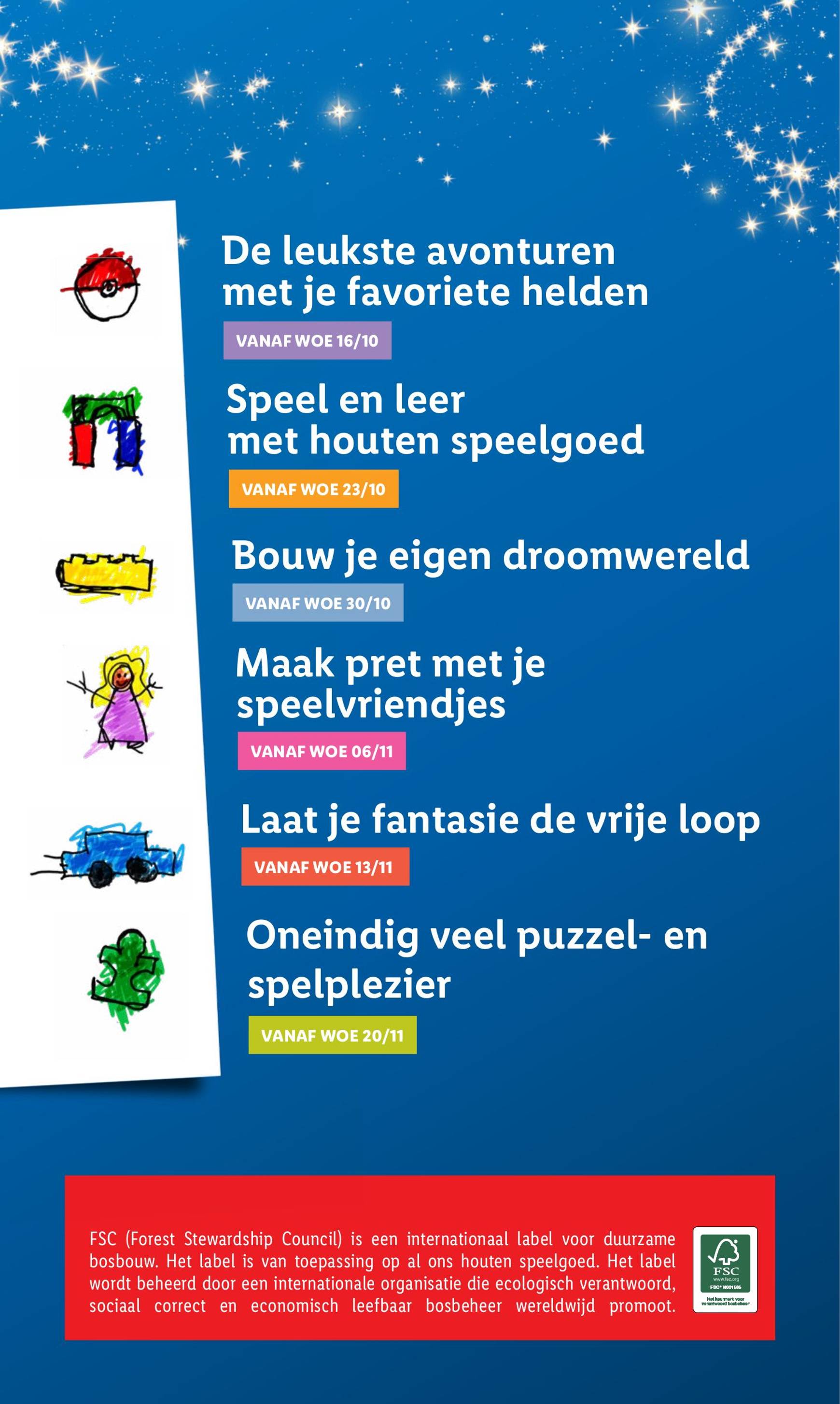 Lidl - Speelgoedboek folder geldig vanaf 14.10. - 30.11. 2