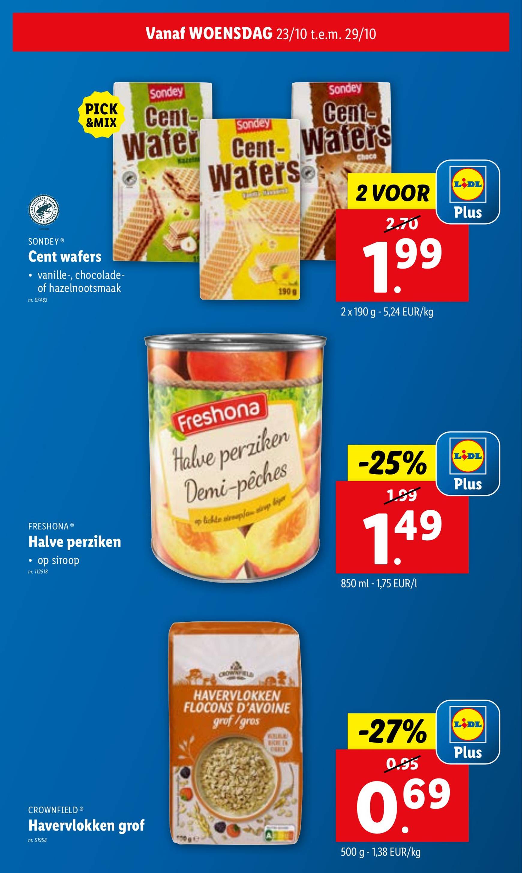 Lidl folder geldig vanaf 23.10. - 29.10. 19