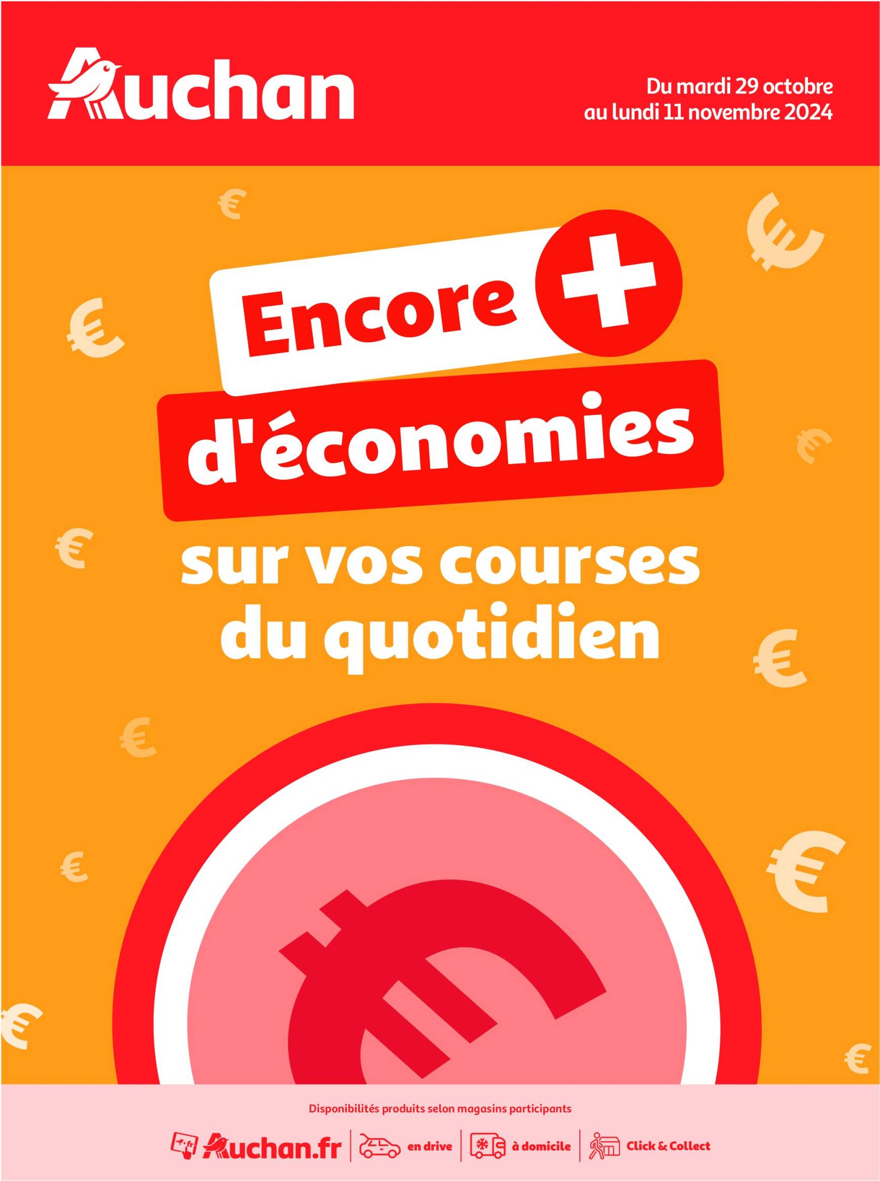 Auchan - Des économies au quotidien folder geldig vanaf 29.10. - 11.11.