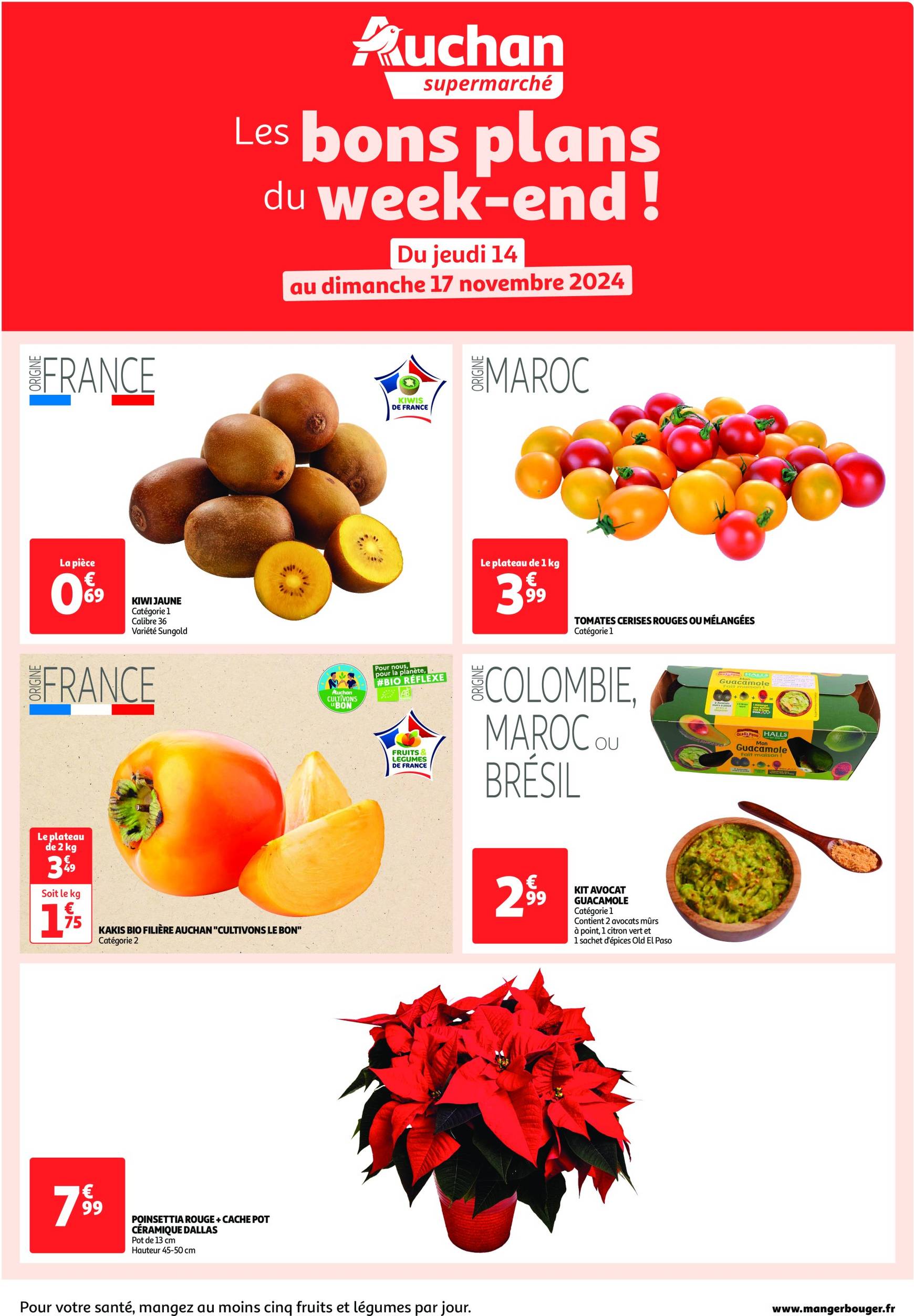 Auchan supermarché - Les bons plans du week-end dans votre super ! folder geldig vanaf 14.11. - 17.11.