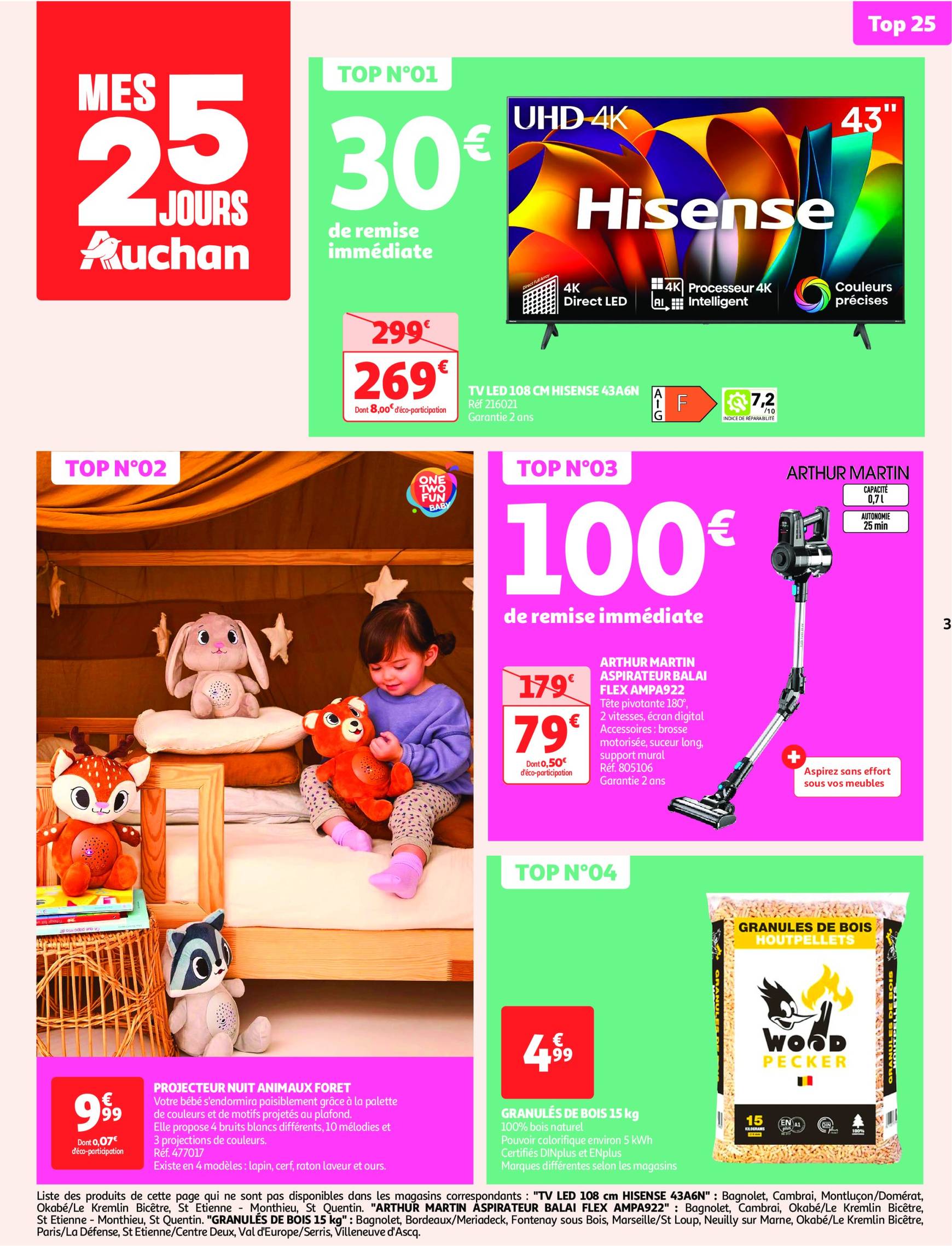 Auchan - Mes 25 jours Auchan, et encore plus de promos ! folder geldig vanaf 19.11. - 25.11. 3