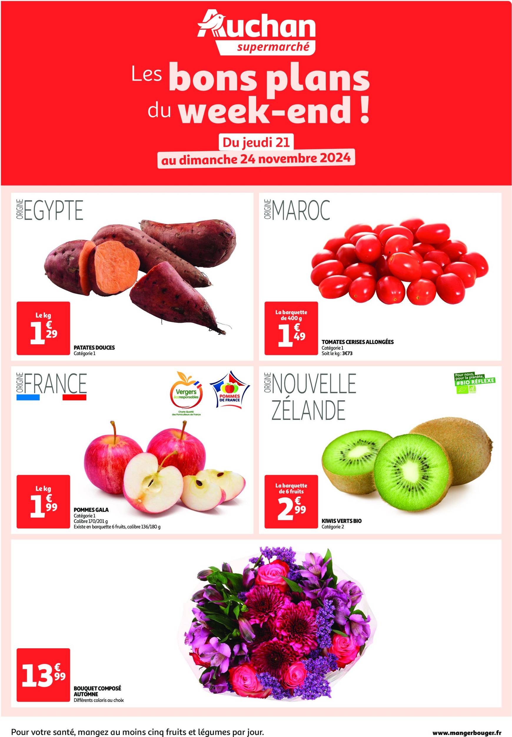 Auchan supermarché - Les bons plans du week-end dans votre super ! folder geldig vanaf 21.11. - 24.11.