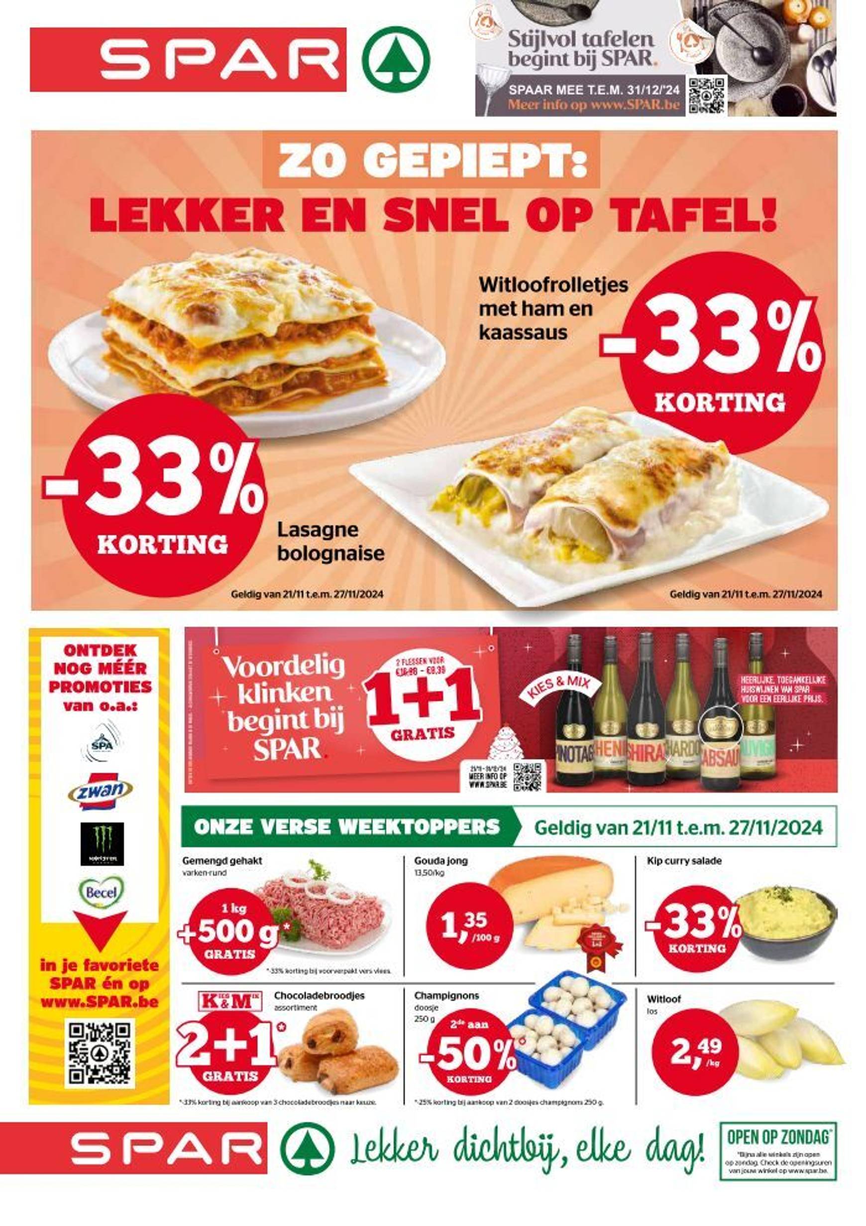 Spar folder geldig vanaf 21.11. - 04.12.