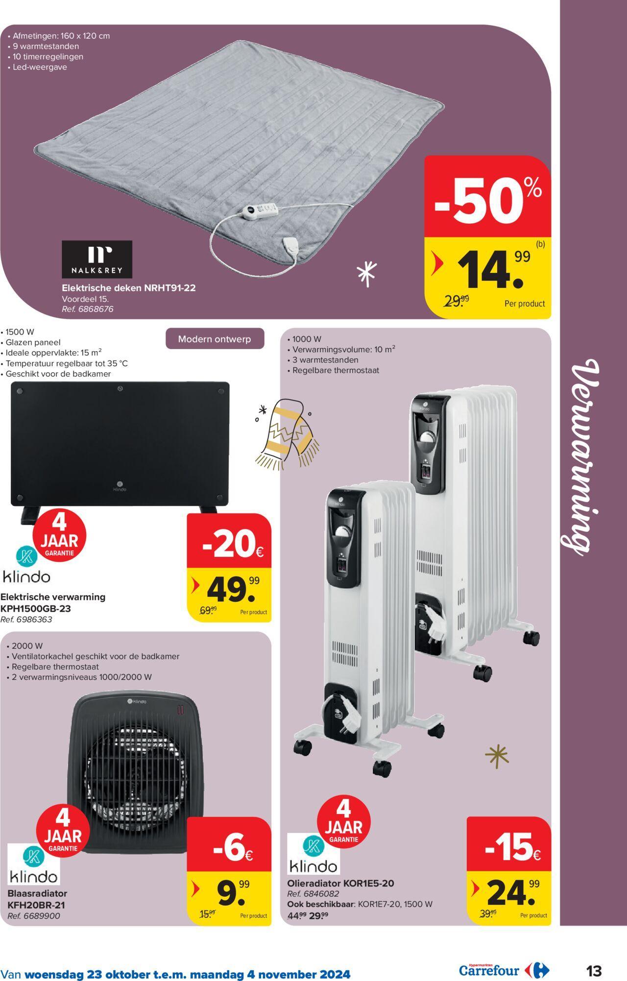 Carrefour Cocooning-special 23/10/2024 t/m 04/11/2024 13