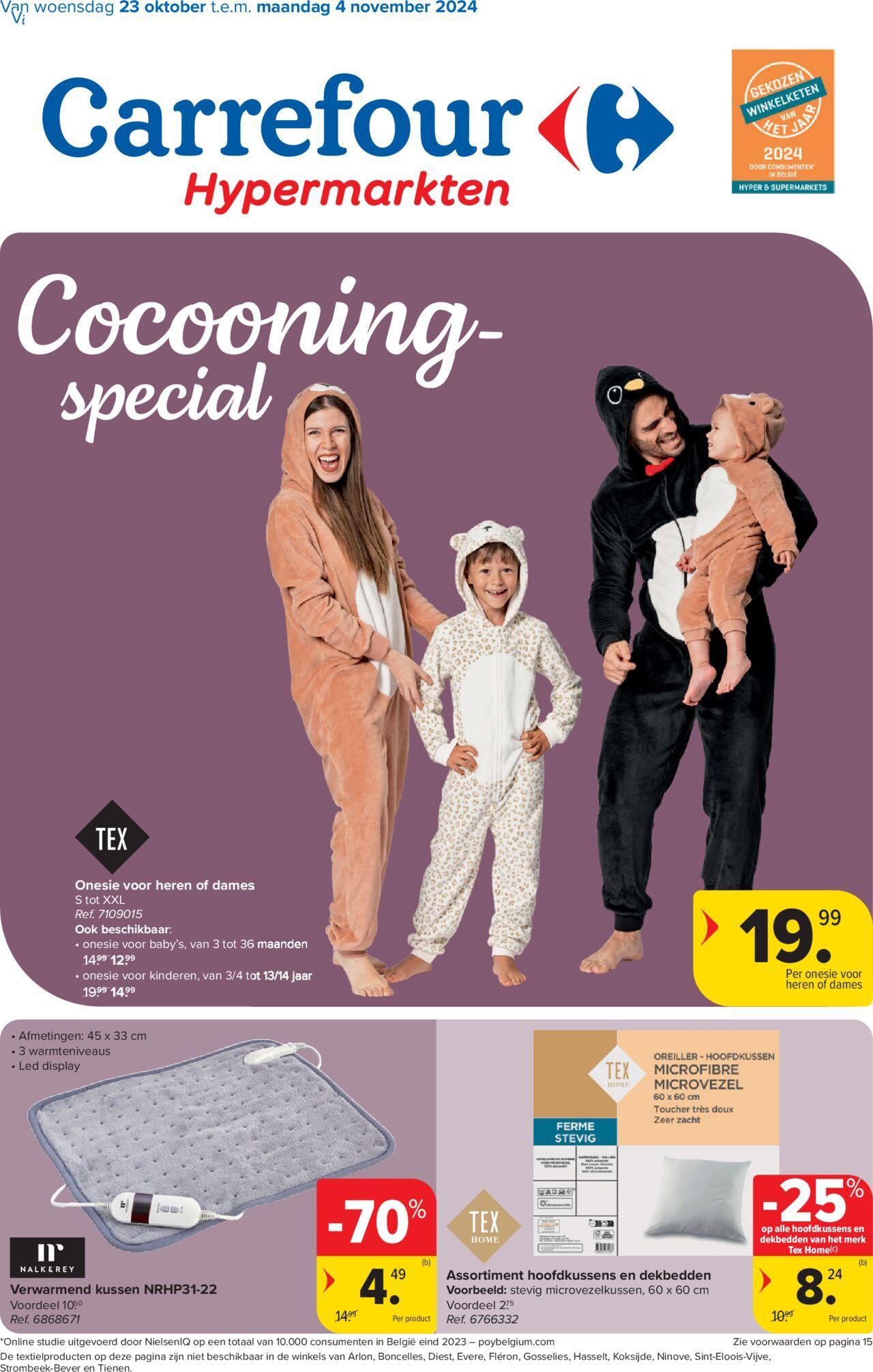 Carrefour Cocooning-special 23/10/2024 t/m 04/11/2024