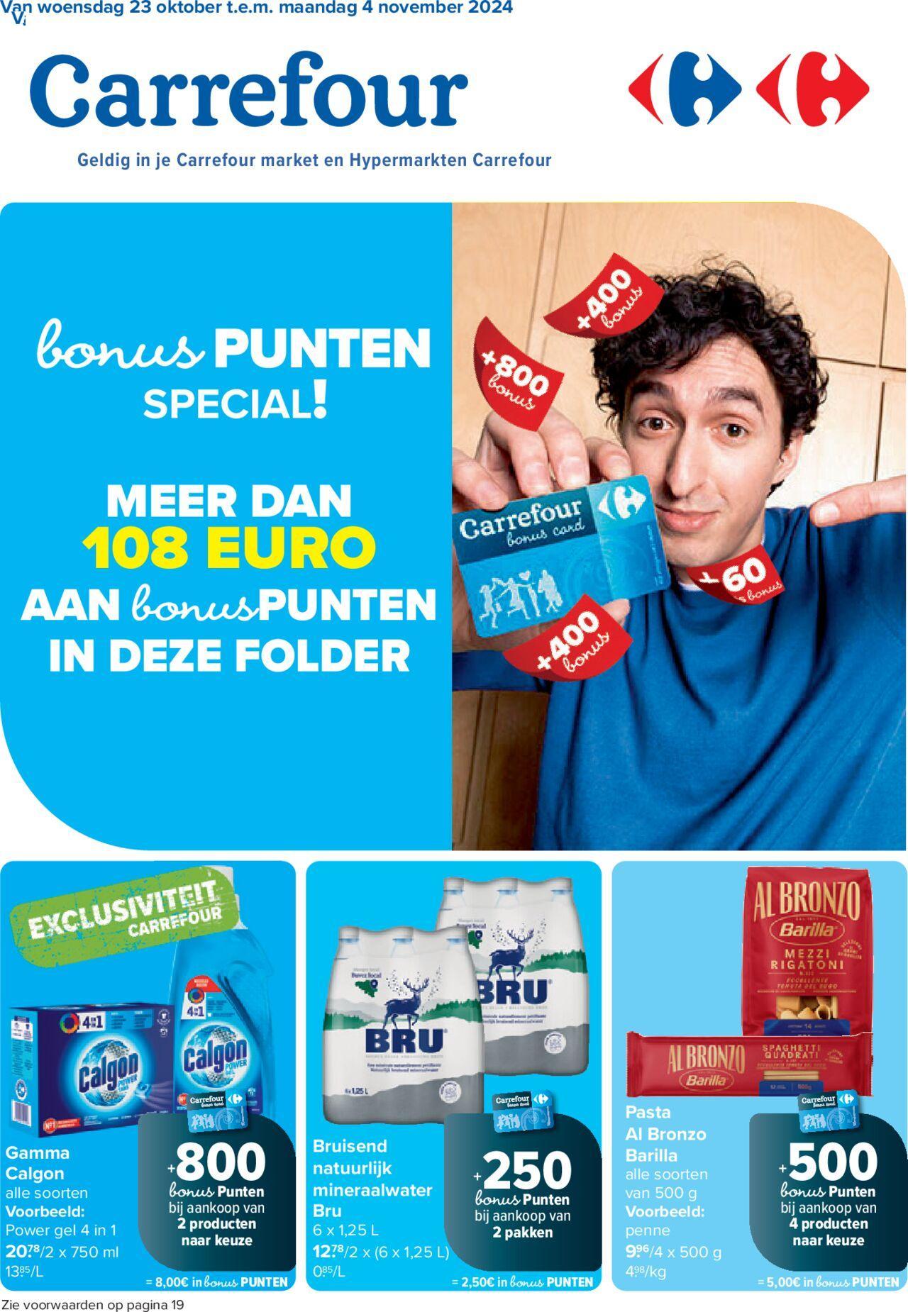 Carrefour Bonuspunten Special 23/10/2024 t/m 04/11/2024