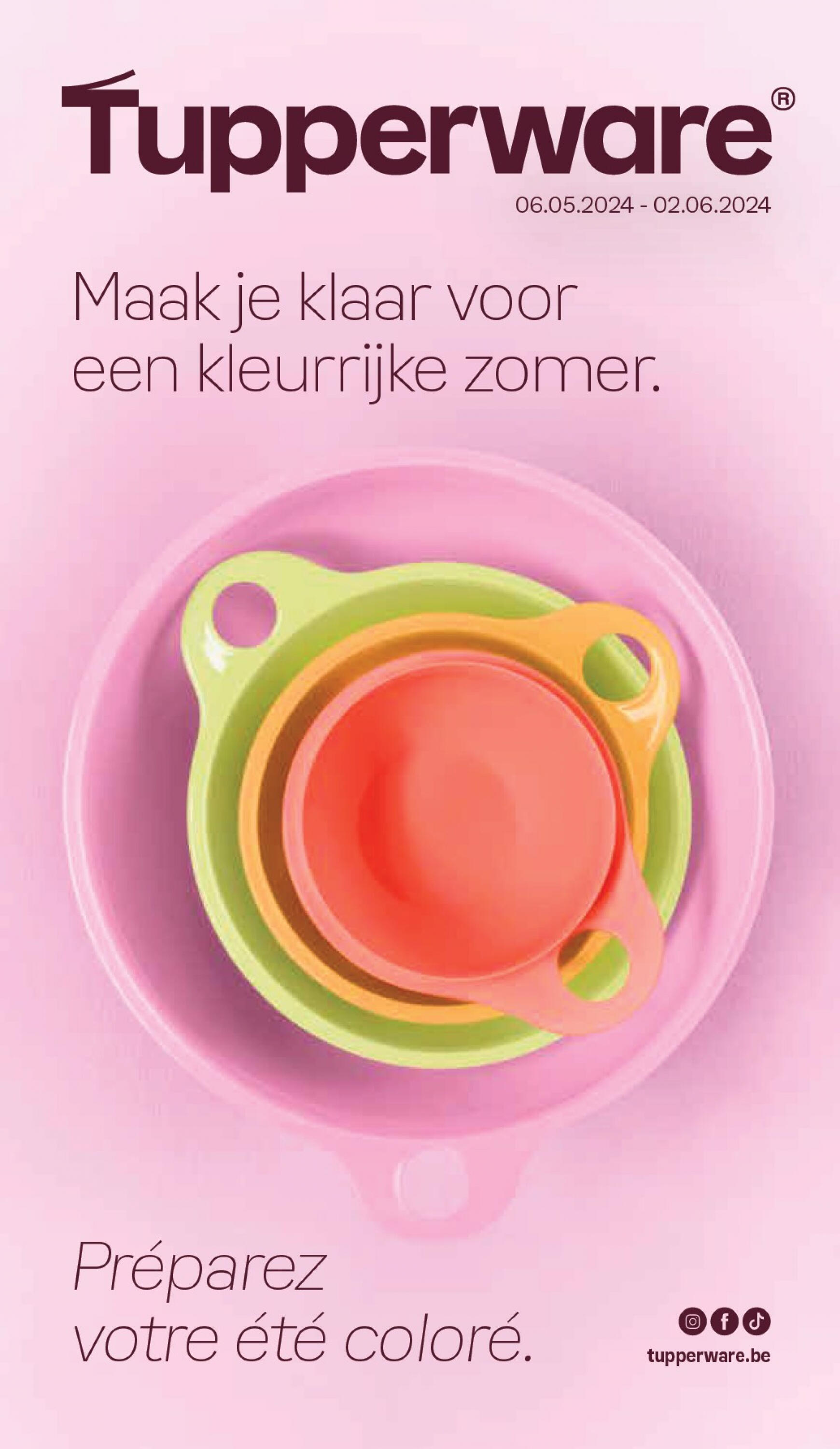 Tupperware - Maandelijkse promoties folder huidig 06.05. - 02.06.