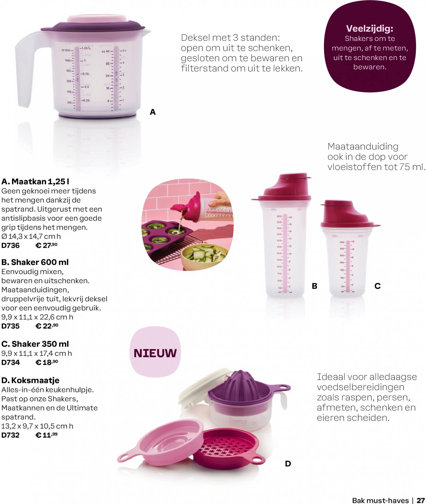 Tupperware - Herfst, Winter folder huidig 01.09. - 28.02. 27