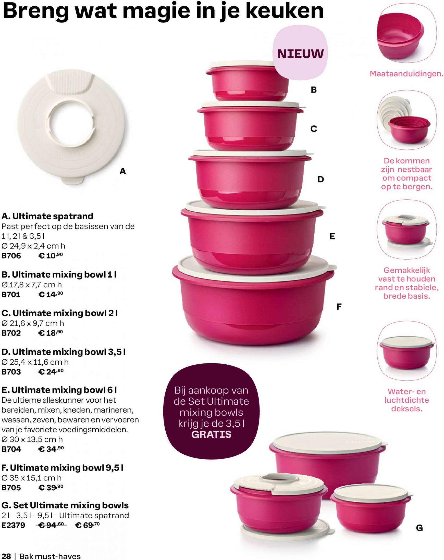 Tupperware - Herfst, Winter folder huidig 01.09. - 28.02. 28