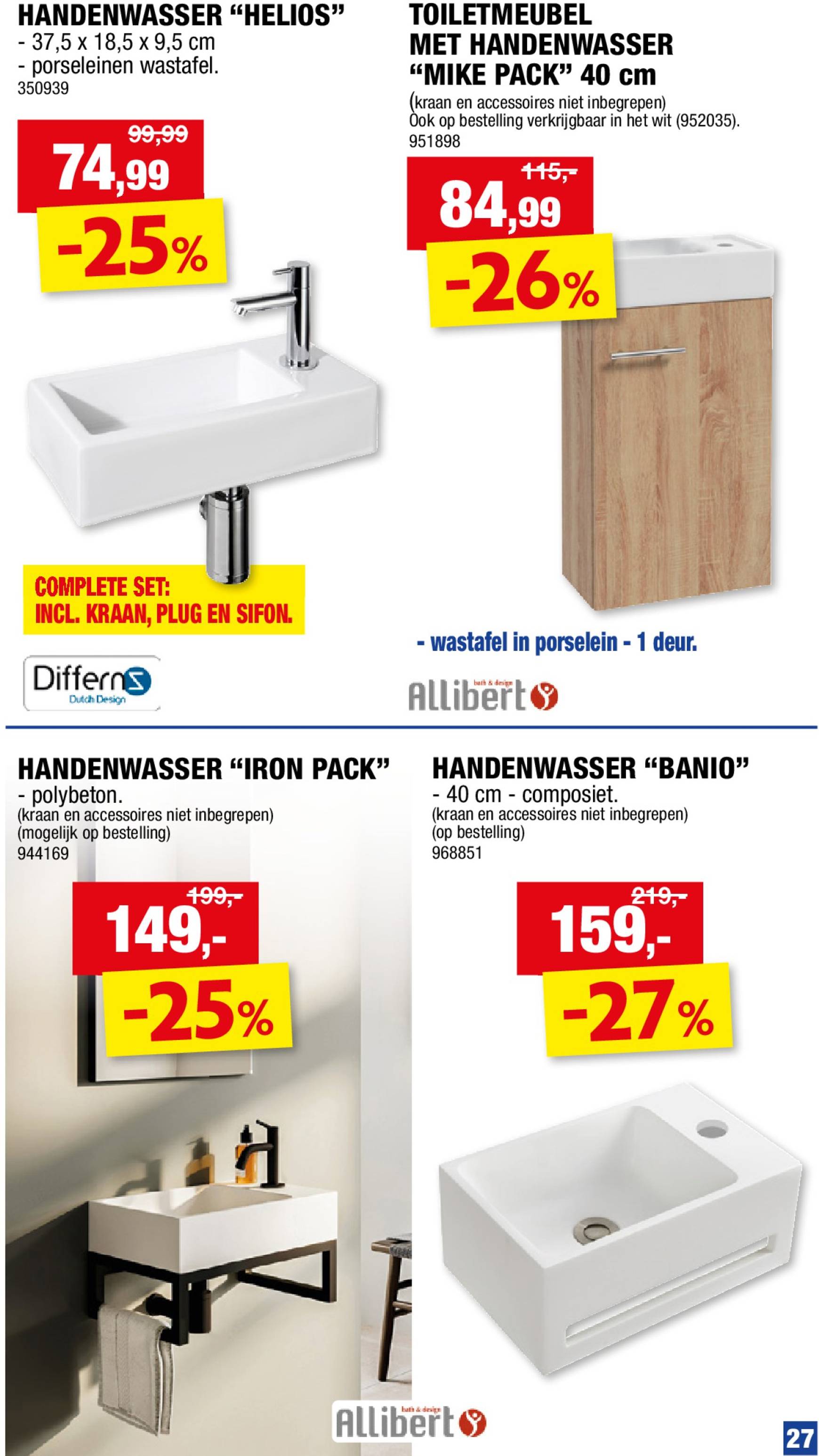 Hubo - Sanitairspecial folder geldig vanaf 13.11. - 24.11. 27