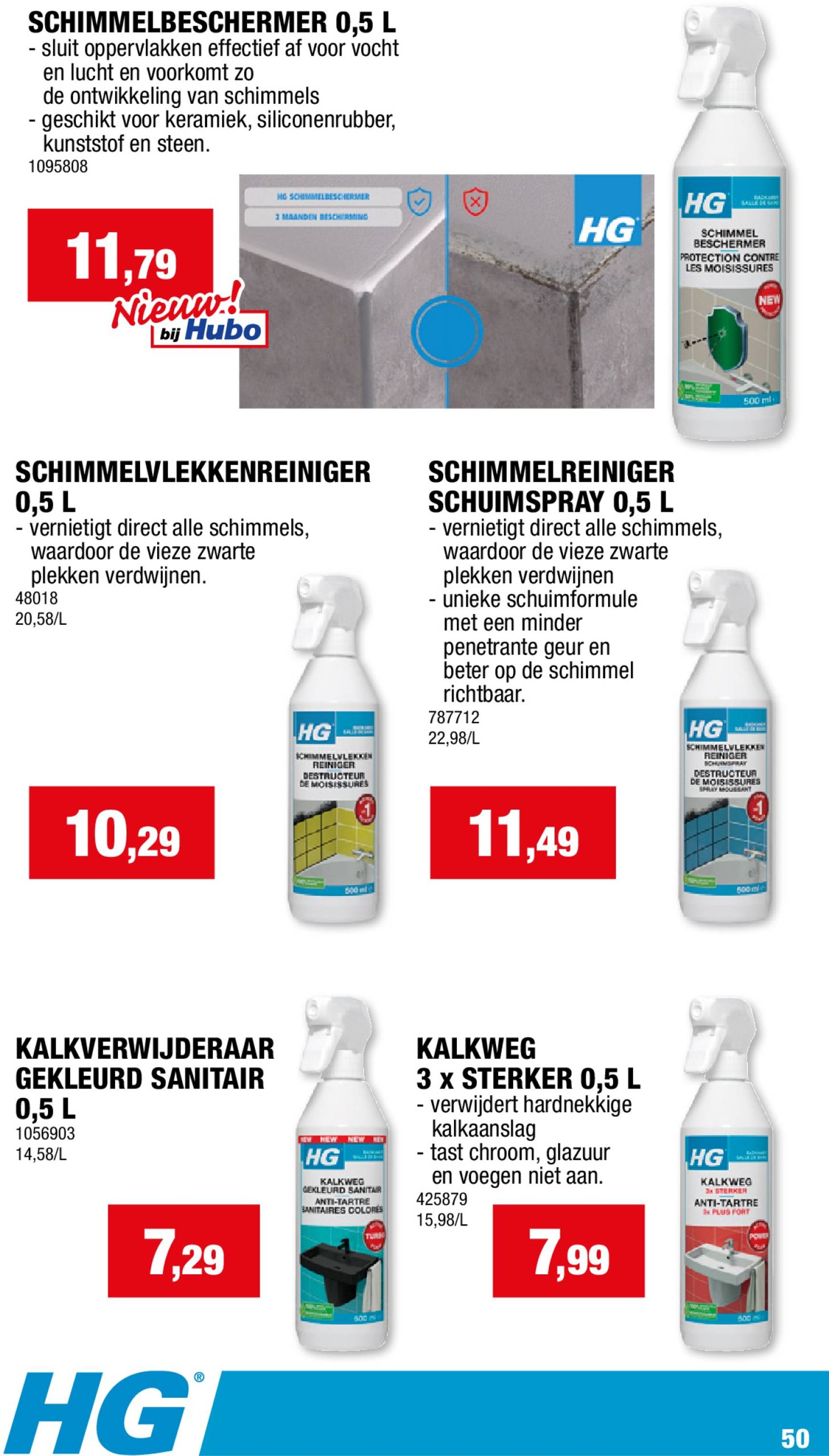 Hubo - Sanitairspecial folder geldig vanaf 13.11. - 24.11. 50