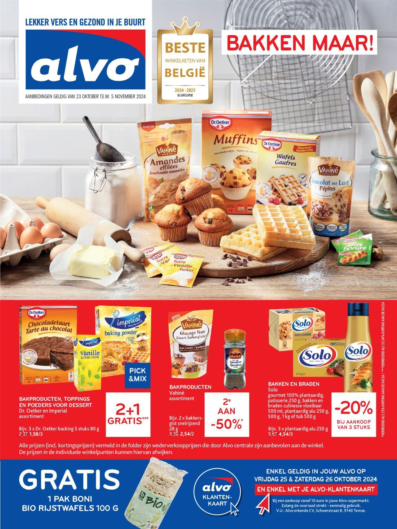 Alvo folder 23/10/2024 t/m 05/11/2024