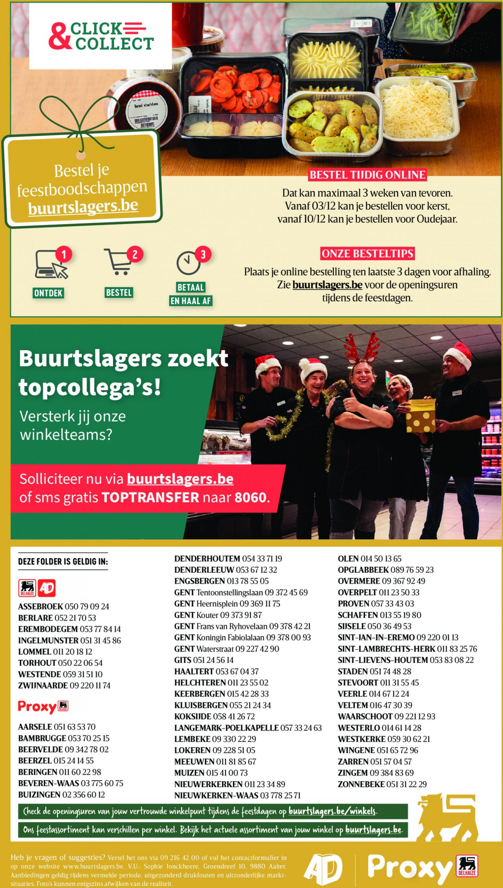 Buurtslagers geldig vanaf 08.12.2023 12