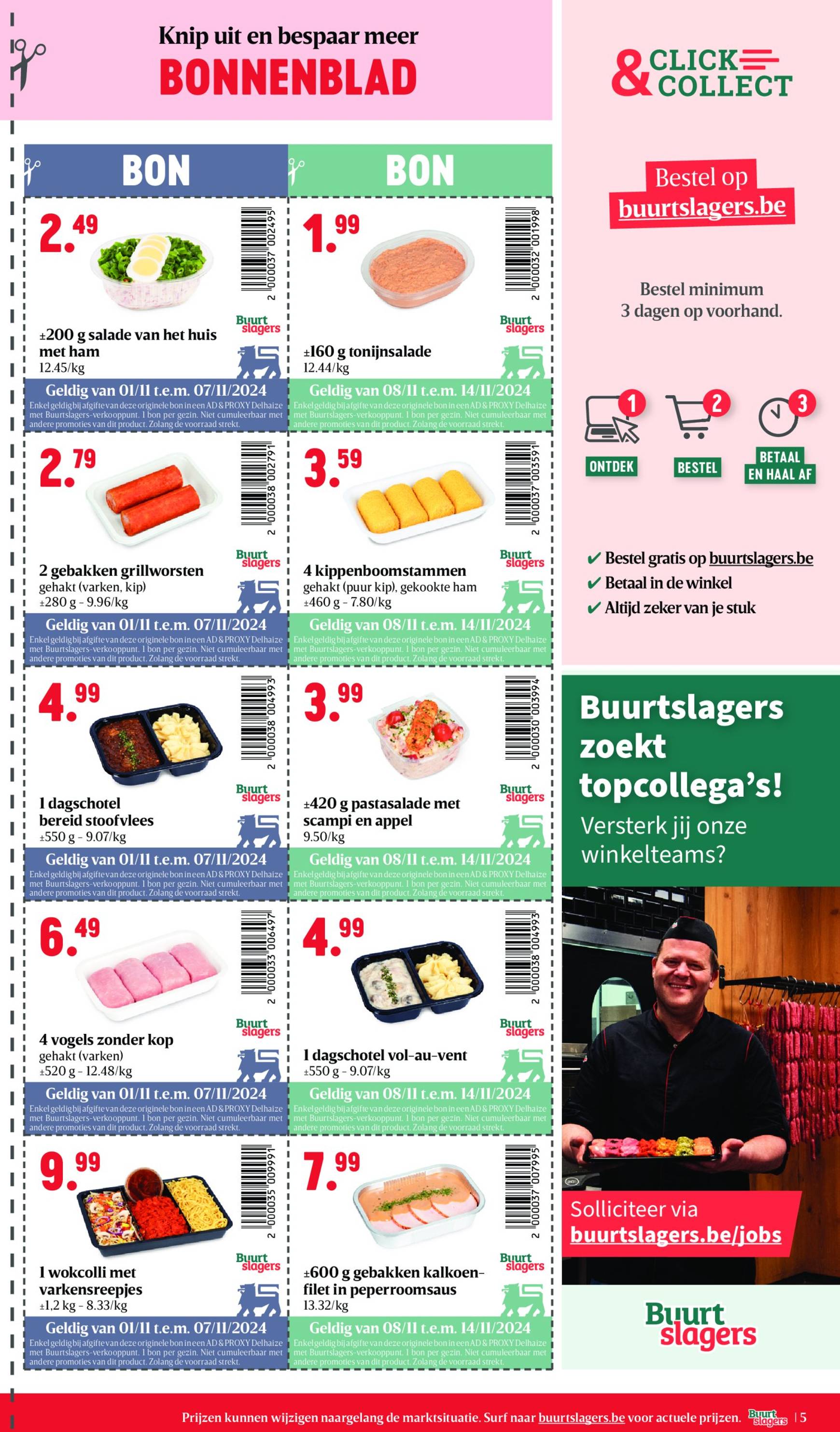 Buurtslagers folder geldig vanaf 11.10. - 14.11. 5