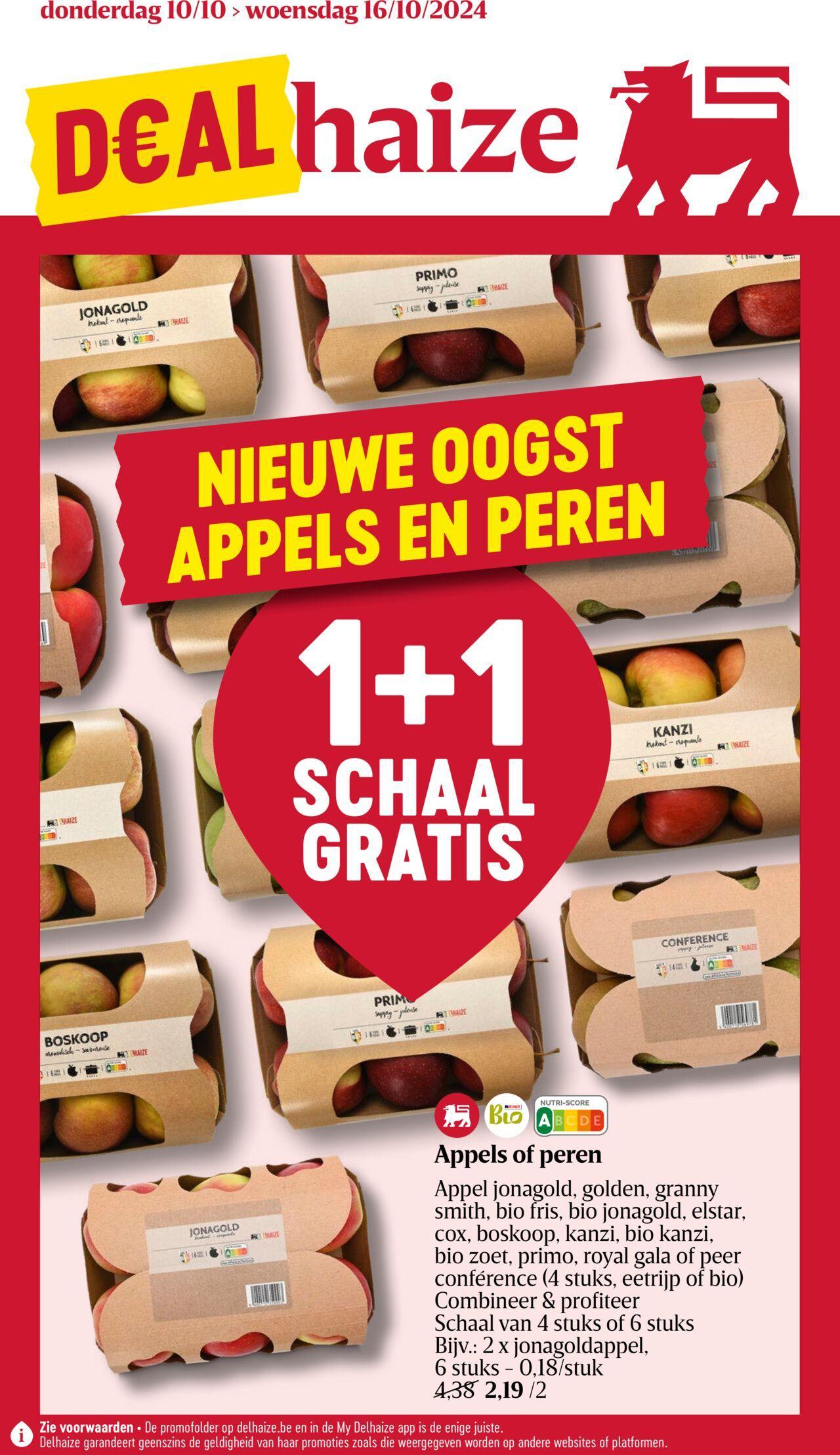 Delhaize folder week 41 10/10/2024 t/m 16/10/2024