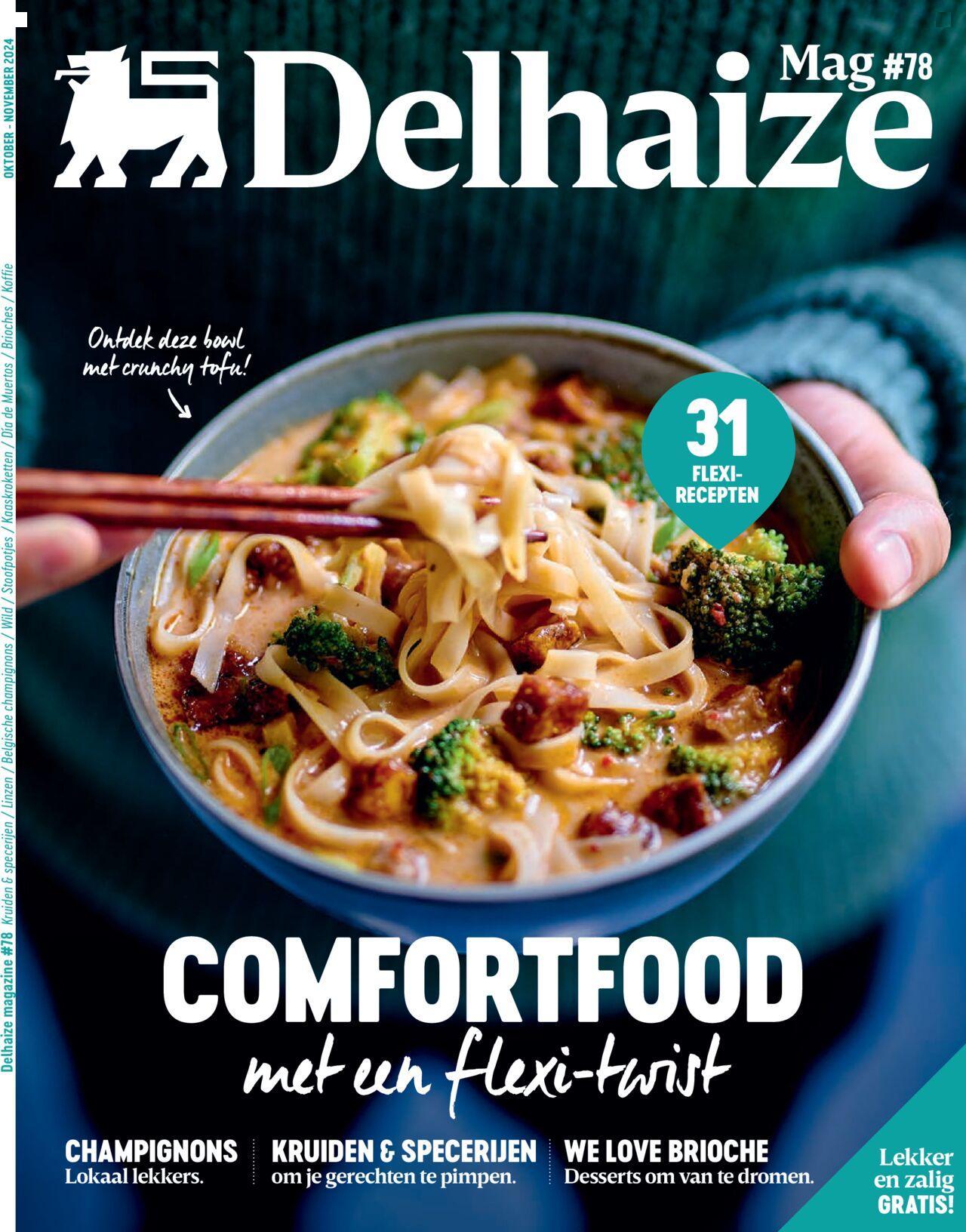 Delhaize Magazine N°78 NL vanaf dinsdag 01/10/2024