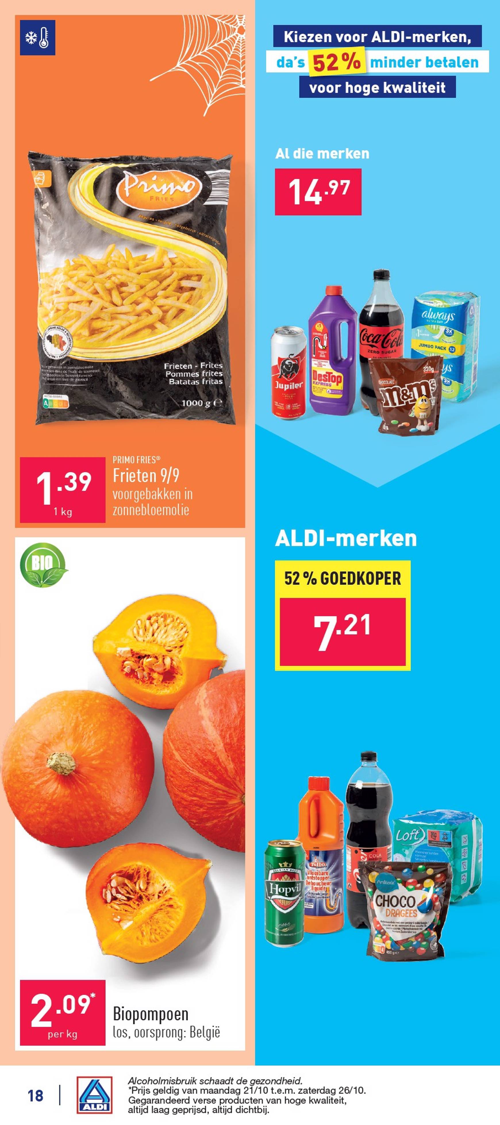 ALDI folder geldig vanaf 21.10. - 26.10. 18