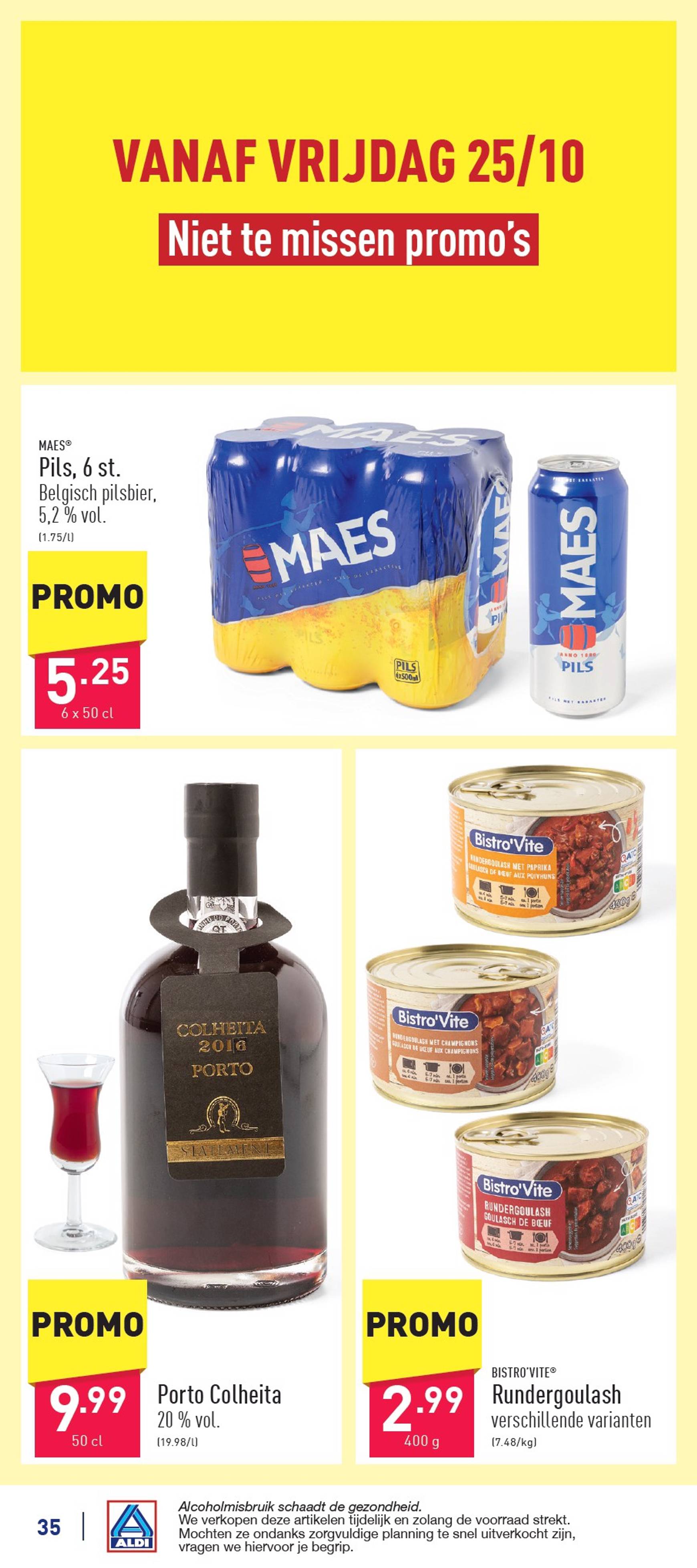 ALDI folder geldig vanaf 21.10. - 26.10. 35