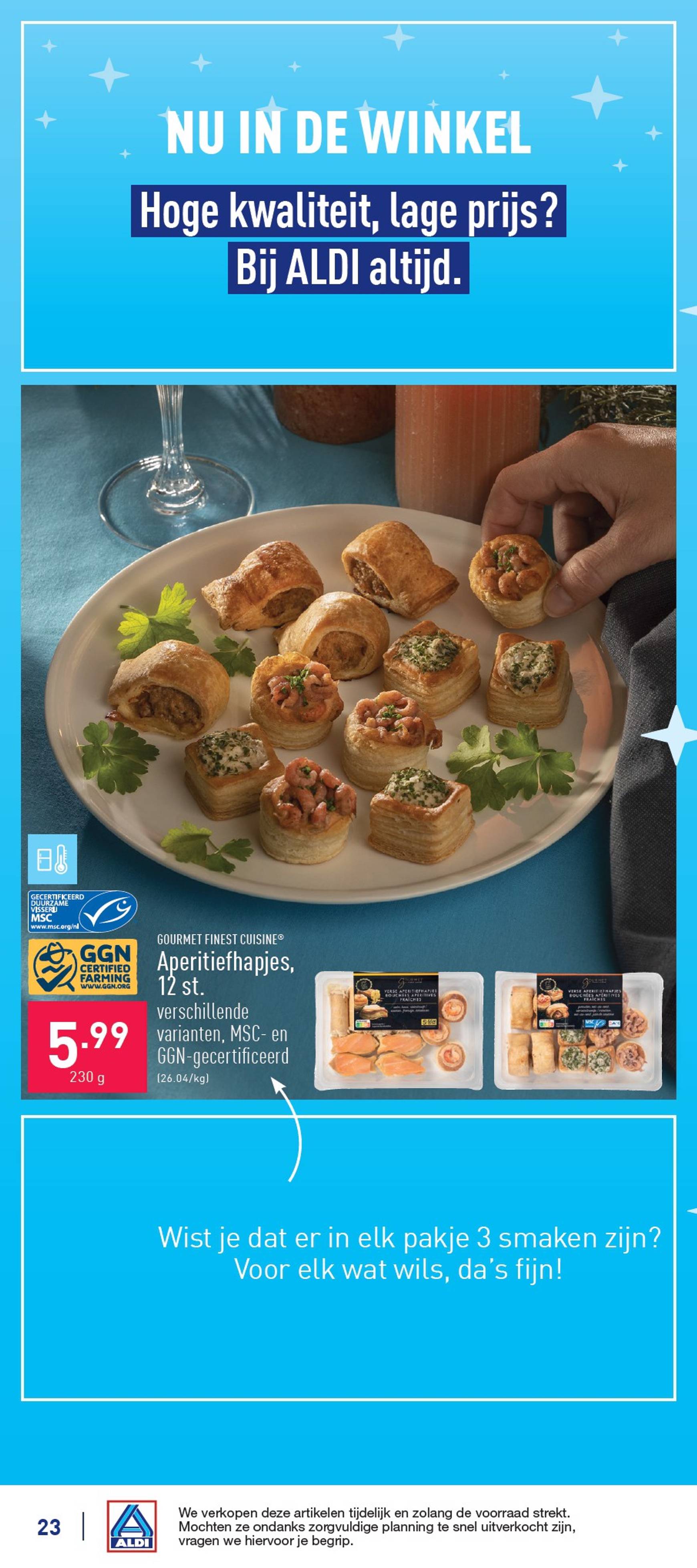 ALDI folder geldig vanaf 18.11. - 23.11. 23