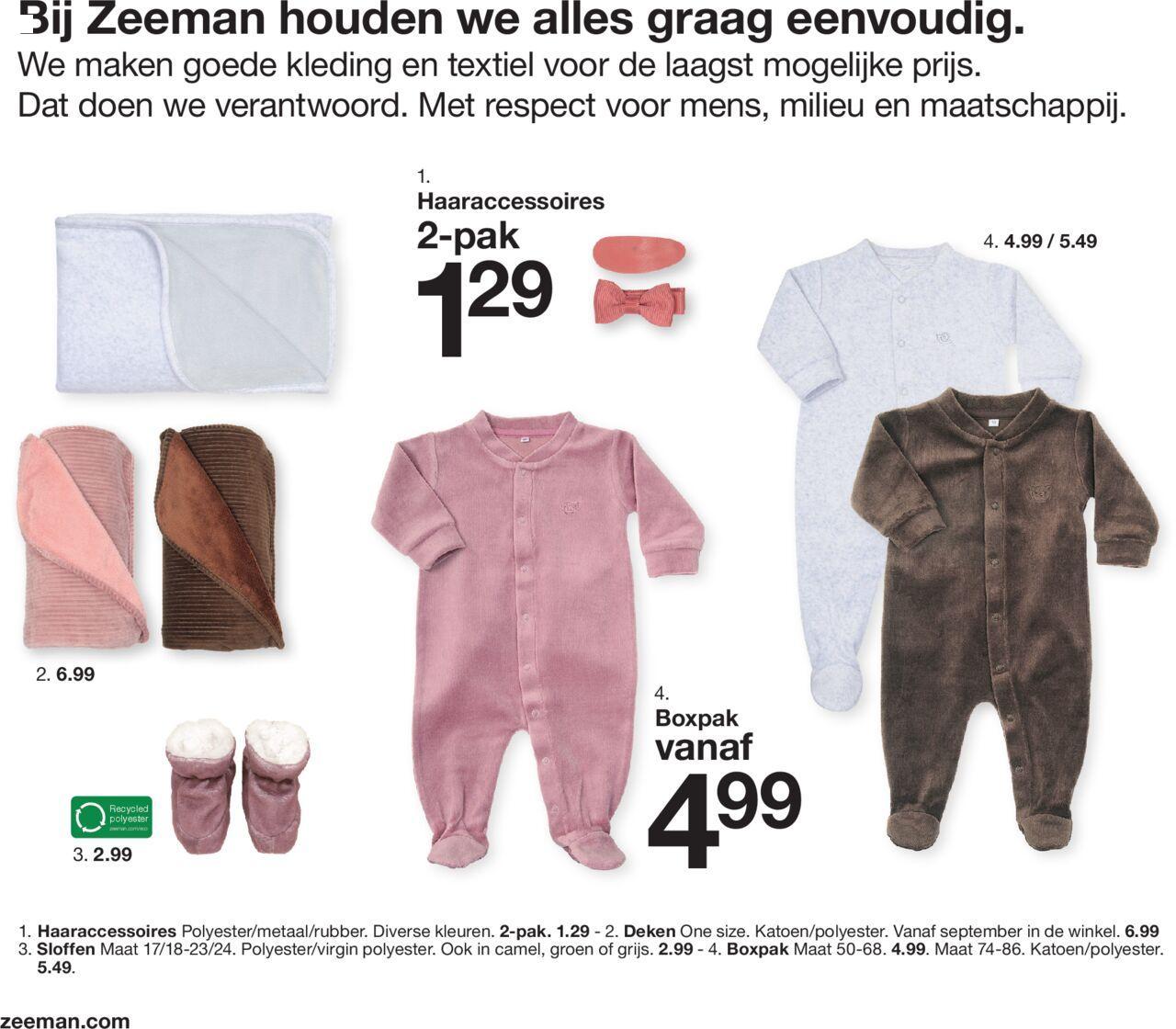 Zeeman folder vanaf vrijdag 26/07/2024 10