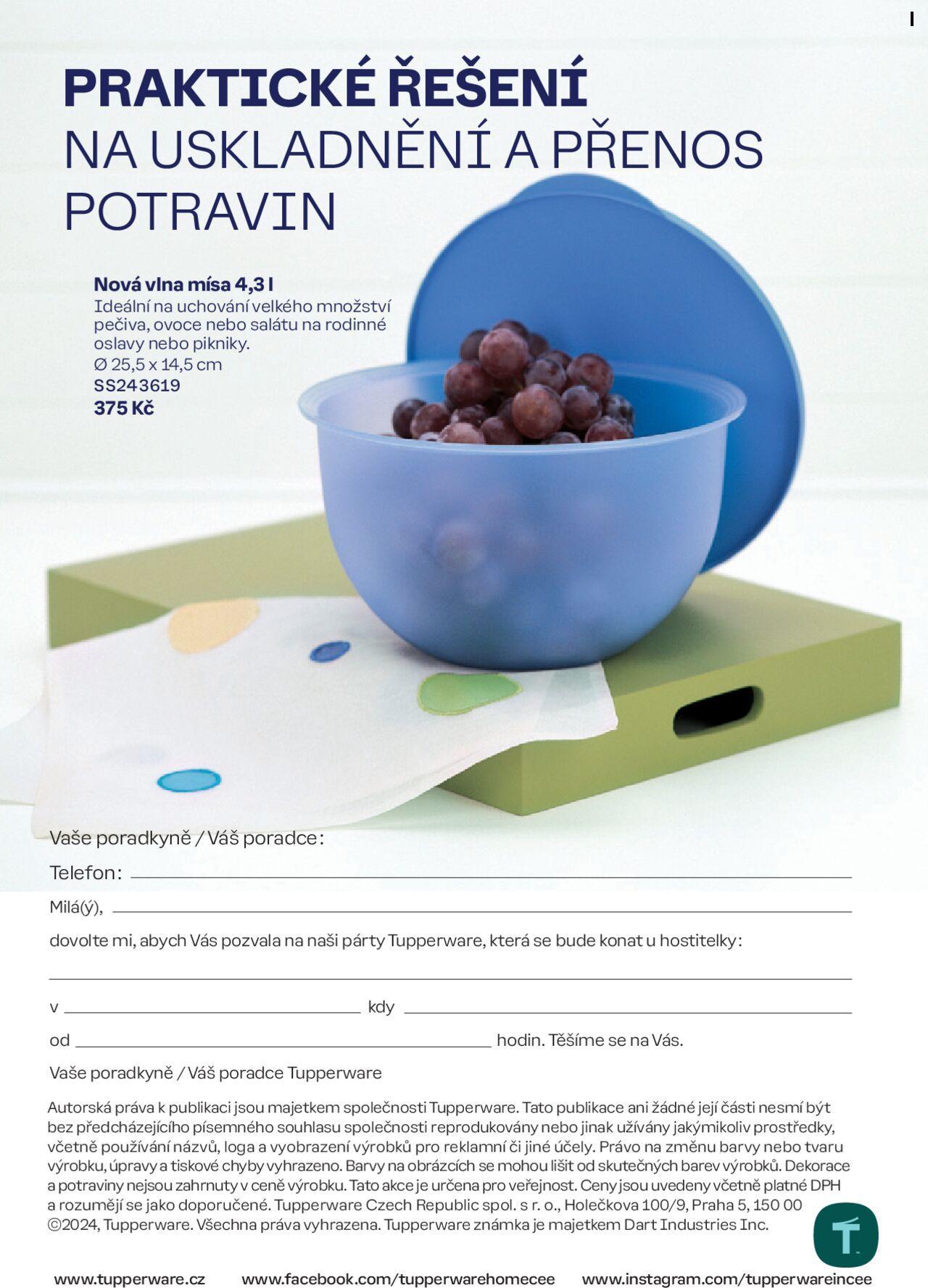 Tupperware katalog září 2024 02.09.2024 - 29.09.2024 16