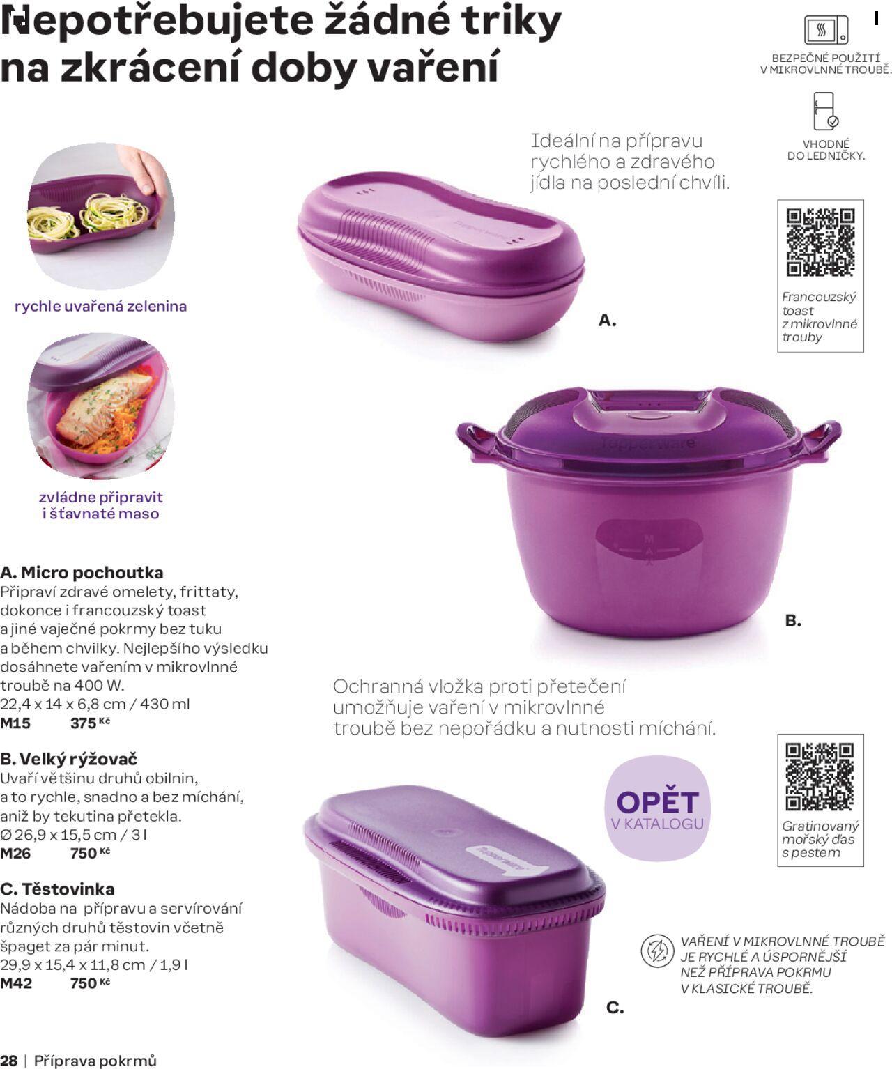 Tupperware katalog Podzim/Zima 2024 od pondělí 02.09.2024 28